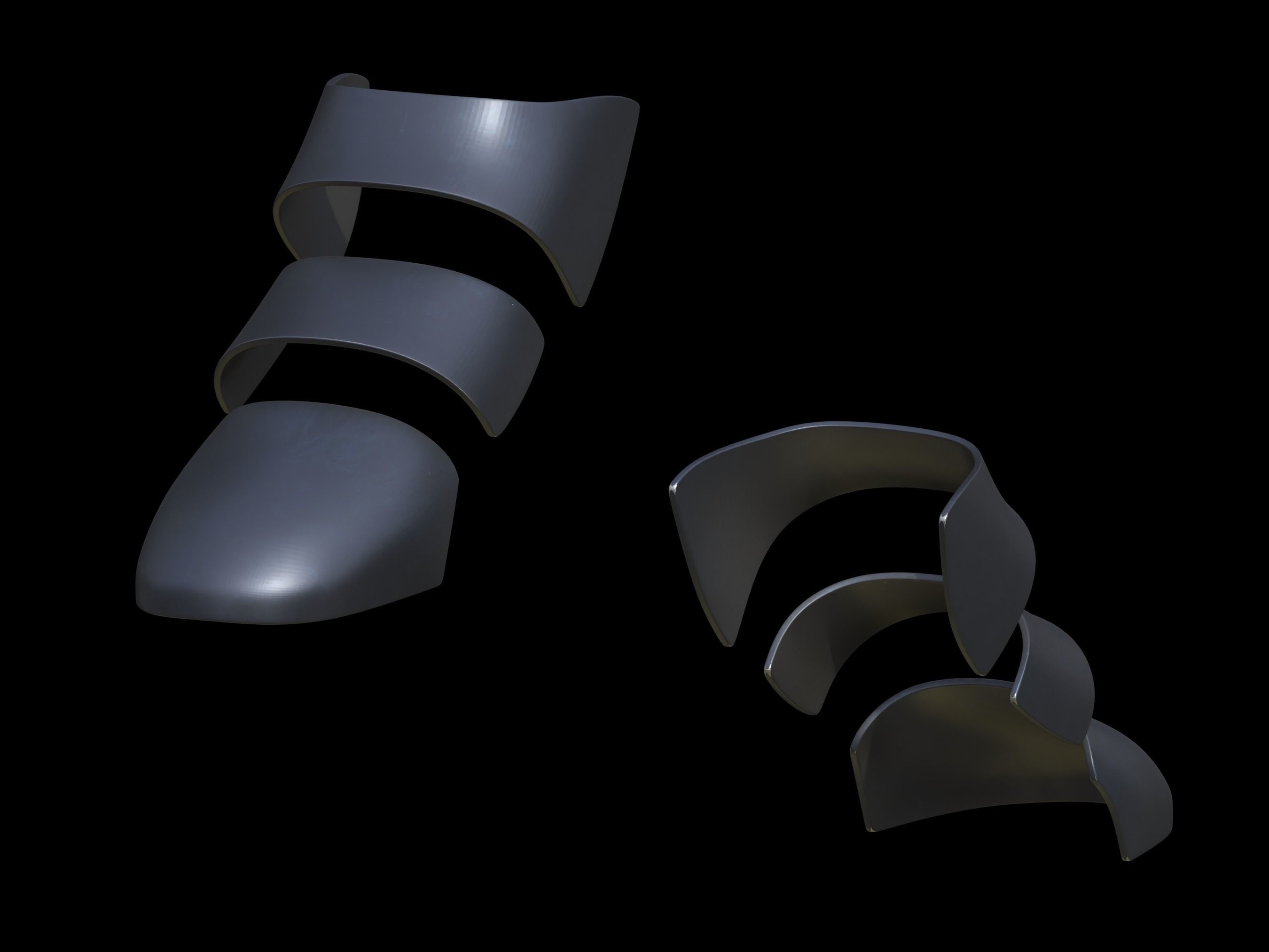 Bat Mando armor 3d print files 3D print model_9