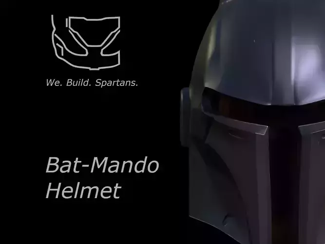 Bat Mando helmet 3d print file 3D print model