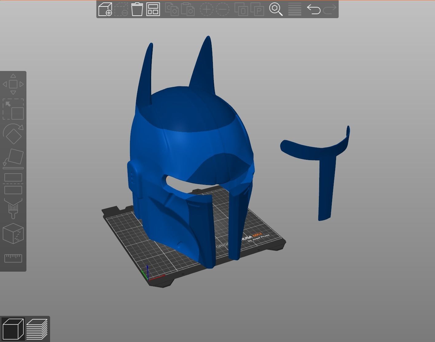 Bat Mando helmet 3d print file 3D print model_6