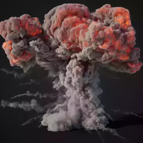 Animated Explosion 7 vol2 3D model