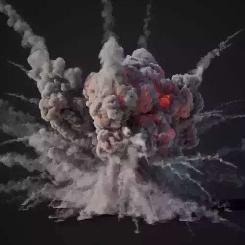 Animated Explosion 5 vol2 3D model