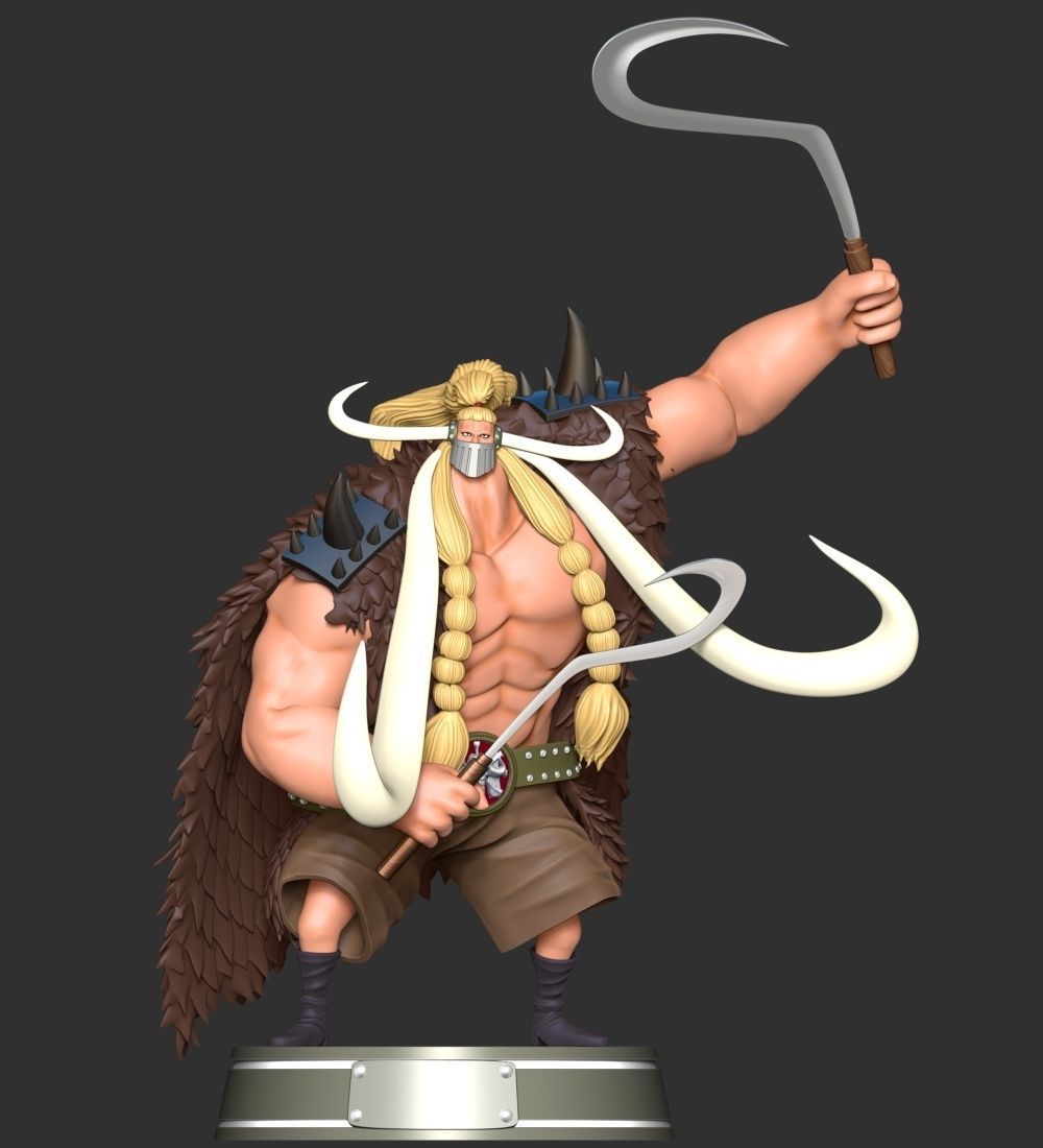 One Piece - Jack 3D print model_1