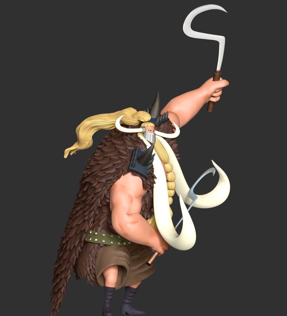 One Piece - Jack 3D print model_8