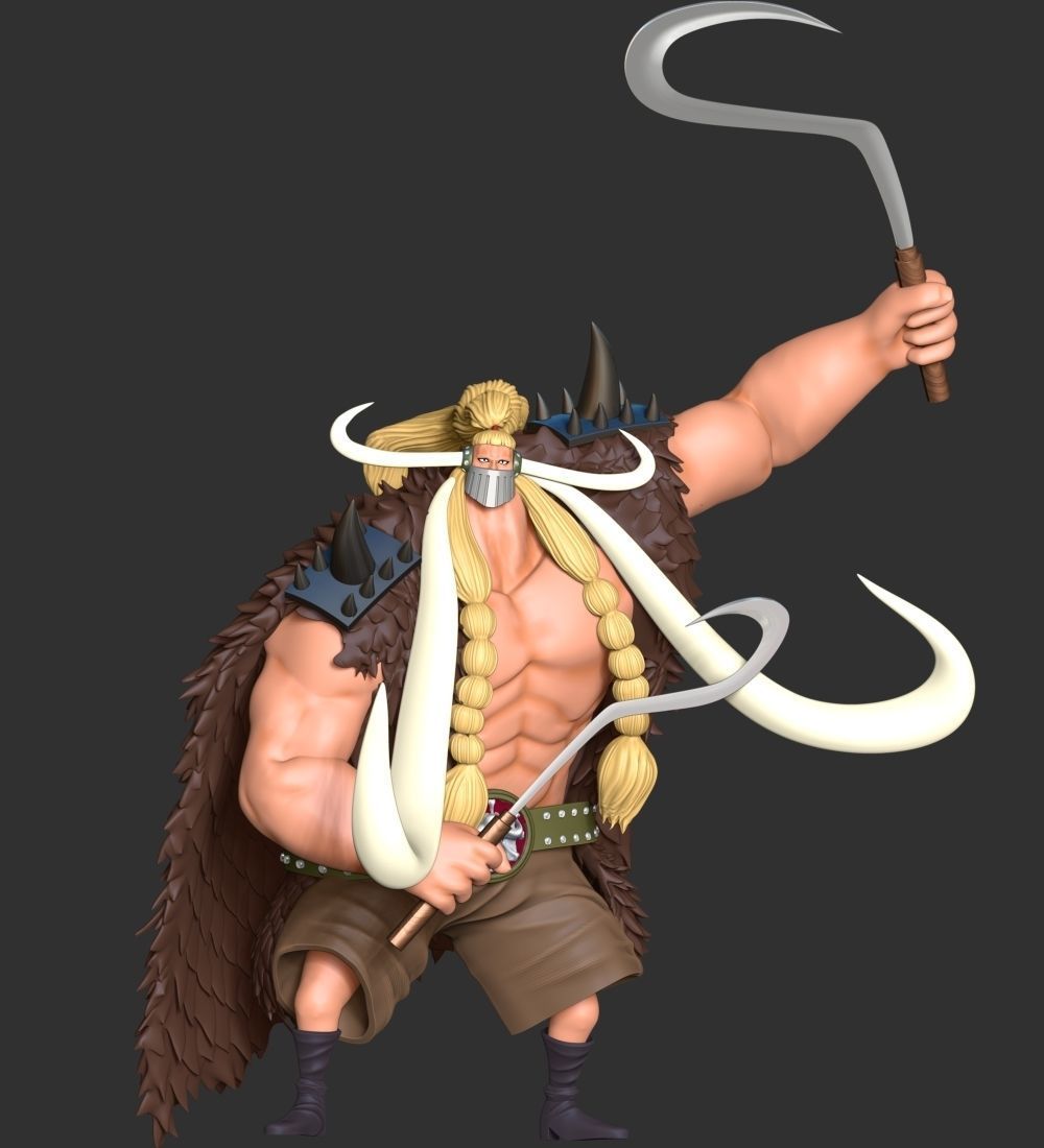 One Piece - Jack 3D print model_5