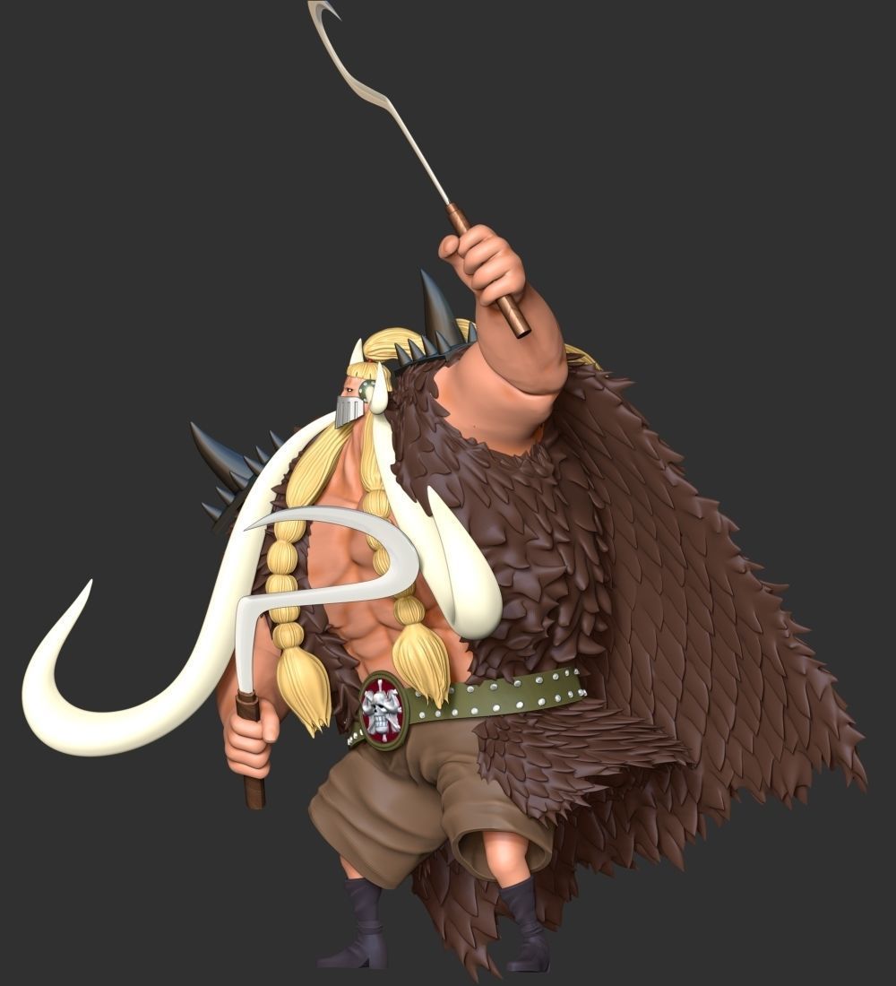 One Piece - Jack 3D print model_6