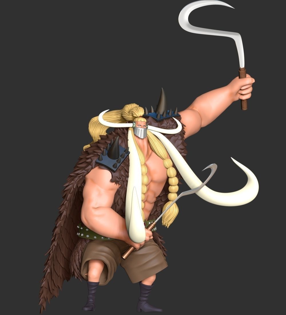One Piece - Jack 3D print model_3