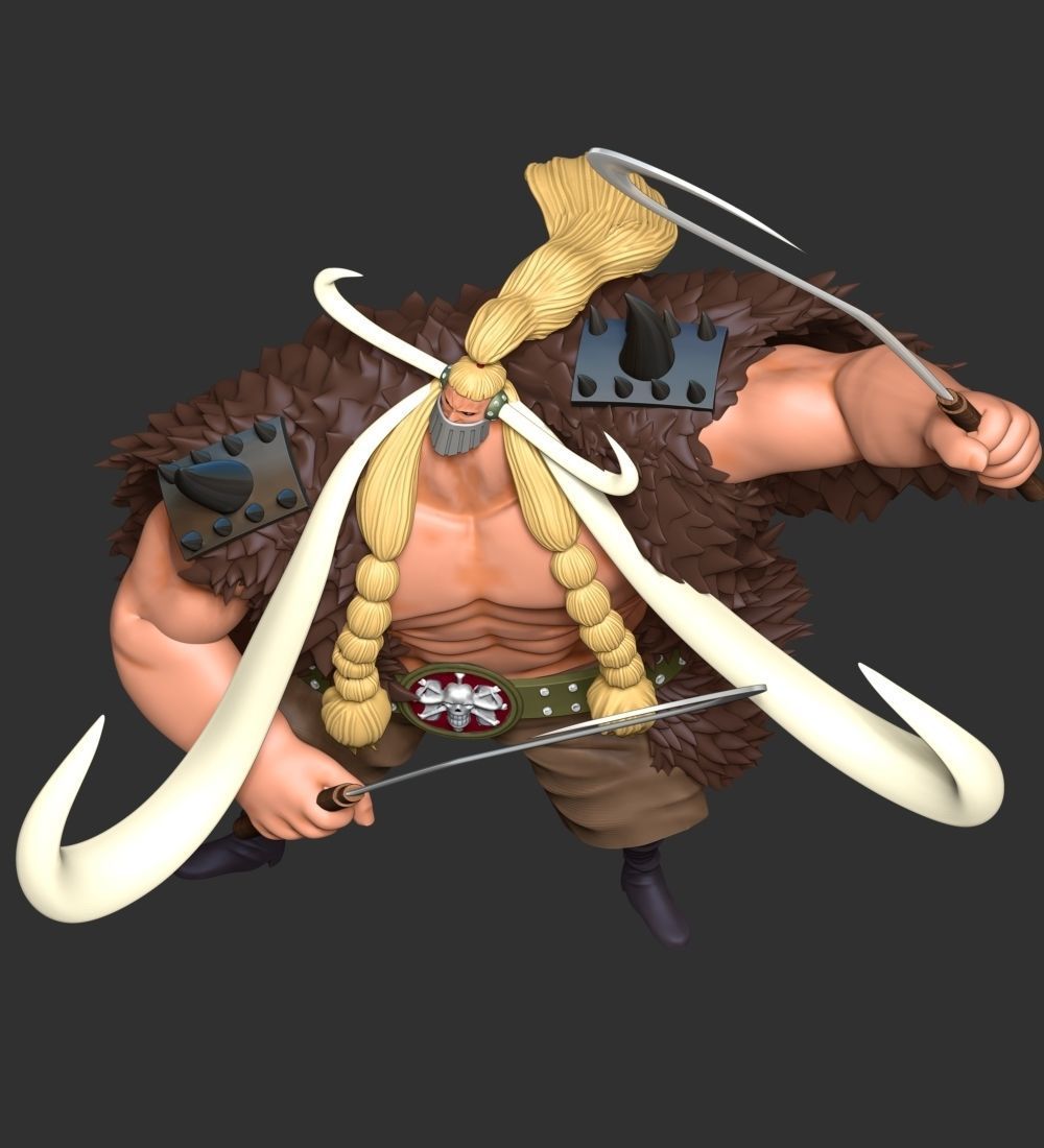 One Piece - Jack 3D print model_7