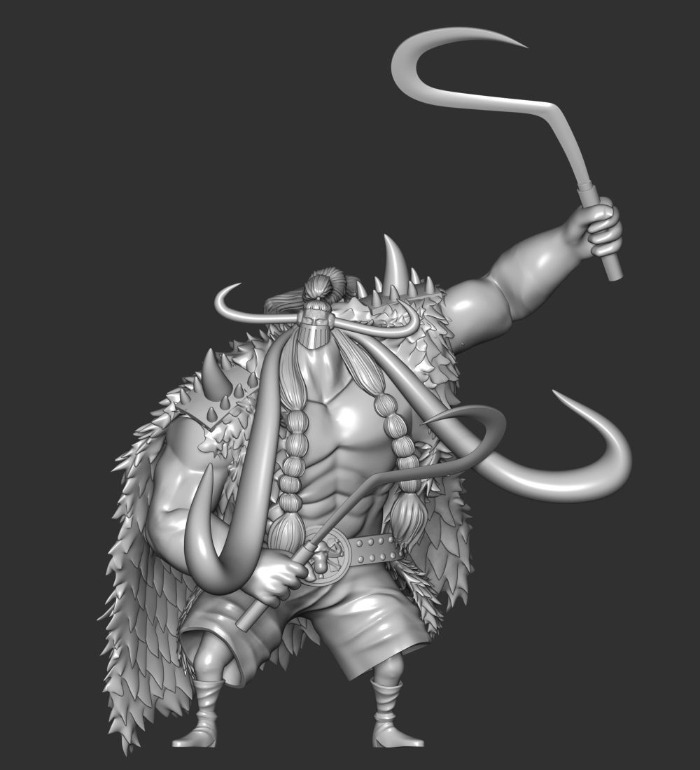 One Piece - Jack 3D print model_4