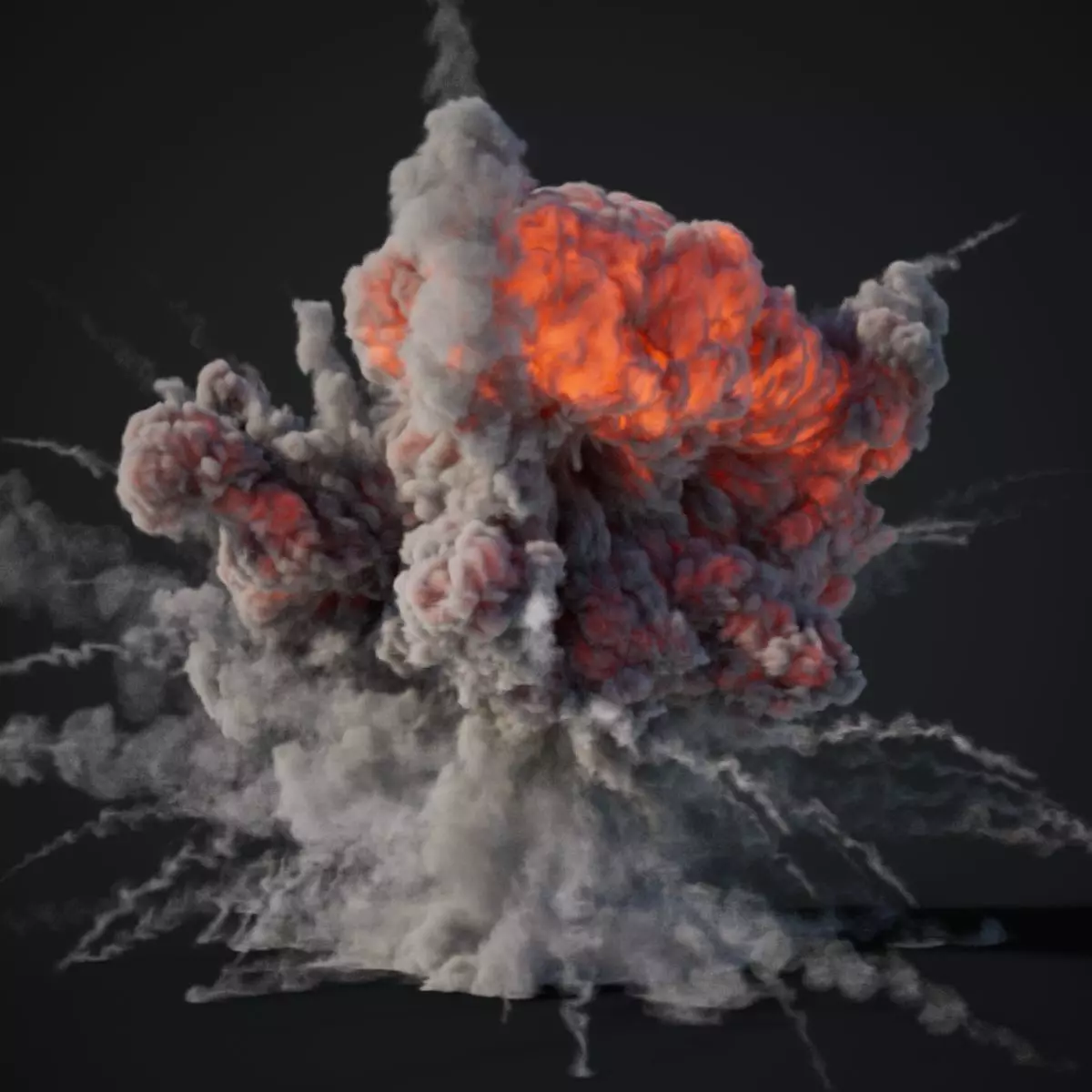 Animated Explosion 3 vol2 3D model_0