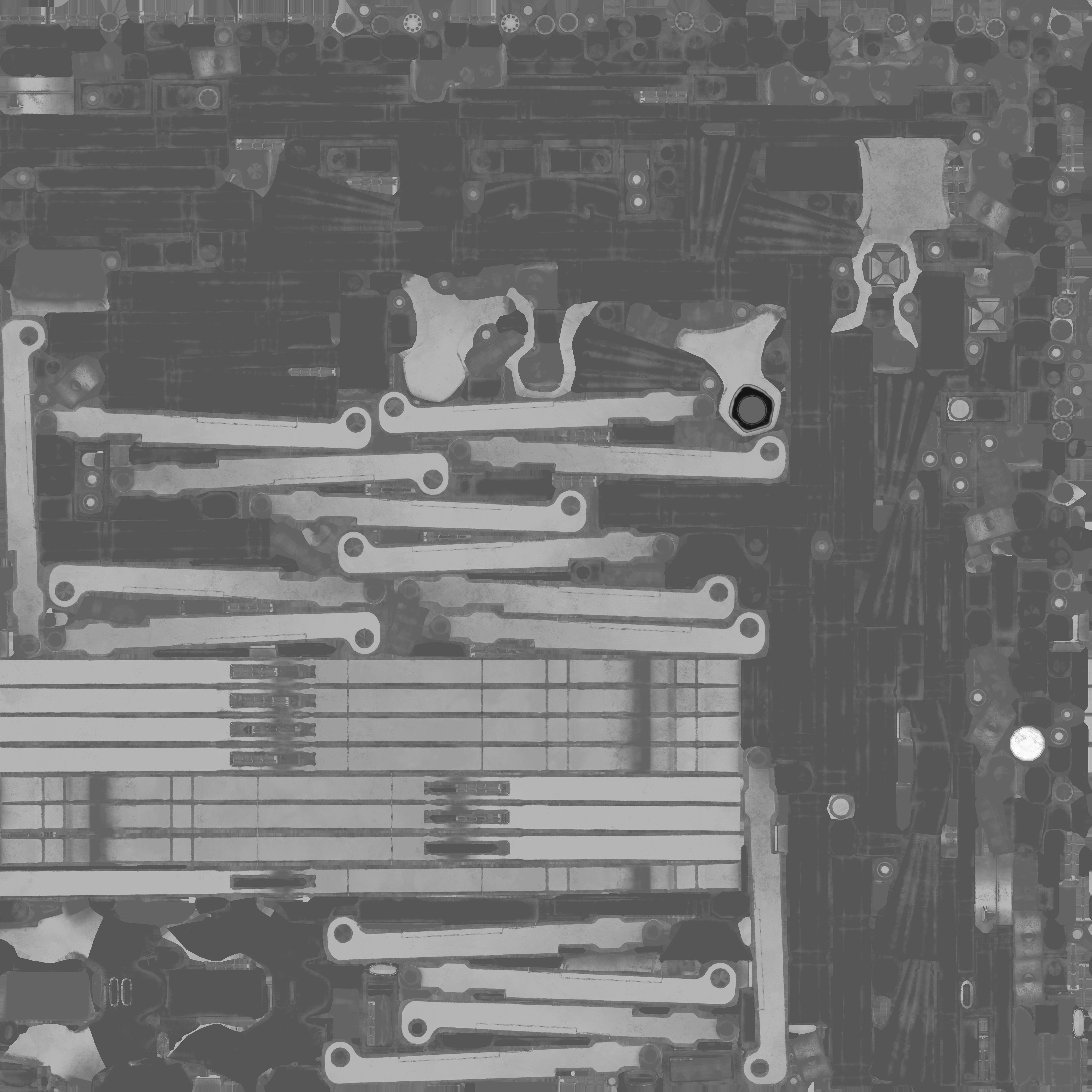 Spider bot v3 rigged and animated Low-poly 3D model_31