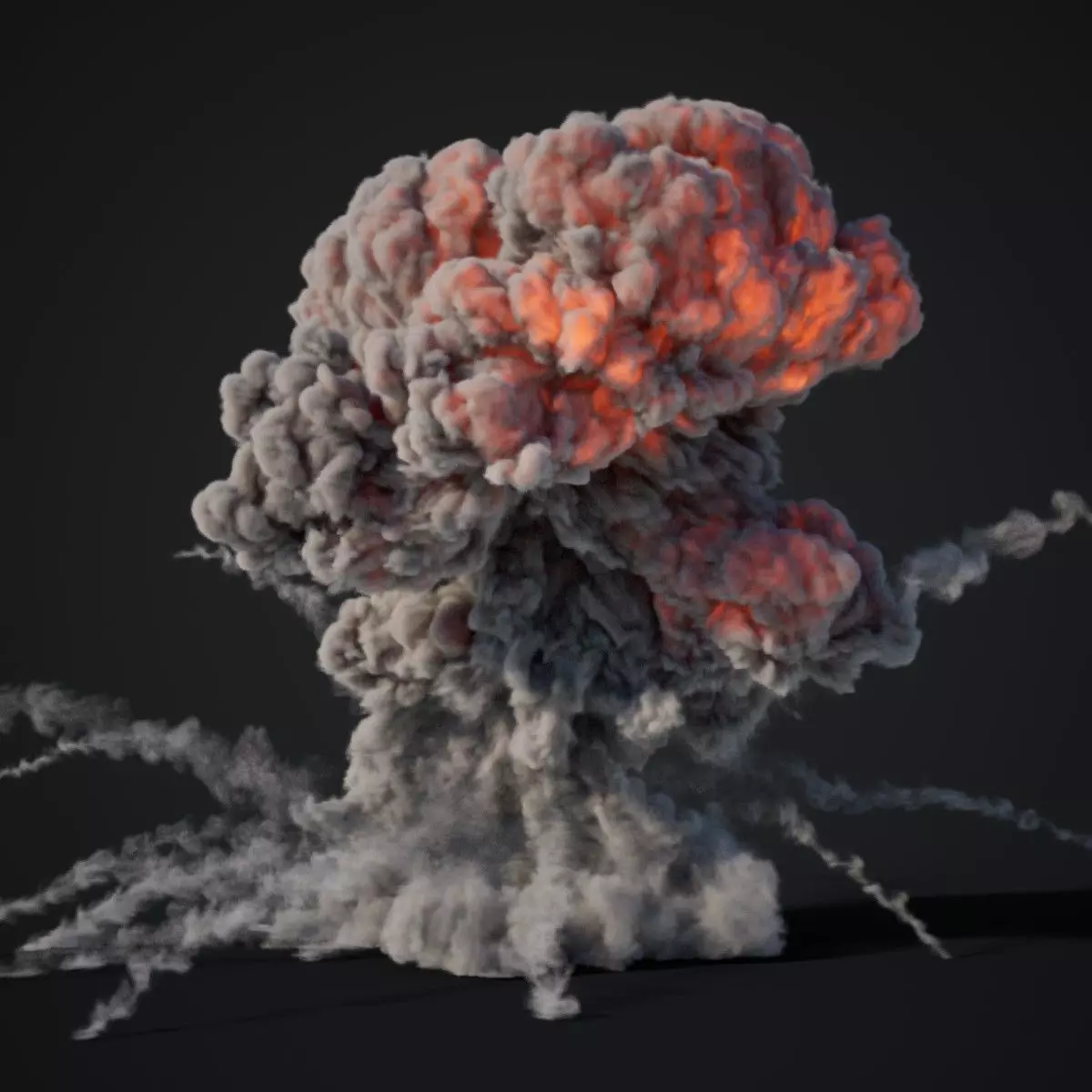 Animated Explosion 2 vol2 3D model_0