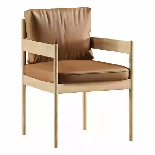 Halsey Dining Arm Chair 3D model