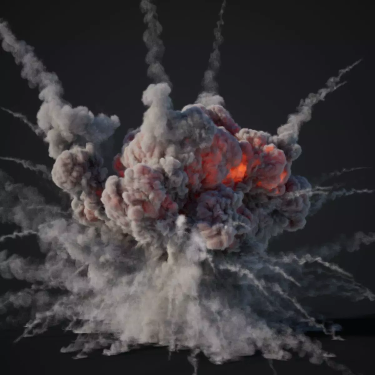 Animated Explosion 17 vol2 3D model_0