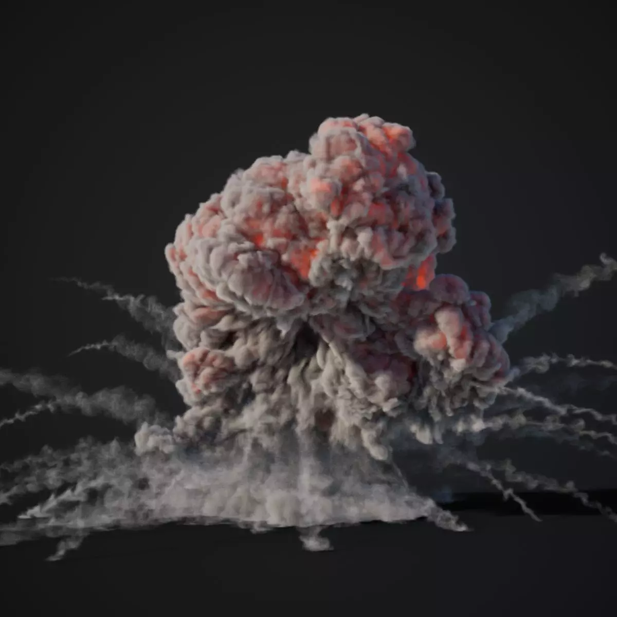 Animated Explosion 16 vol2 3D model_0