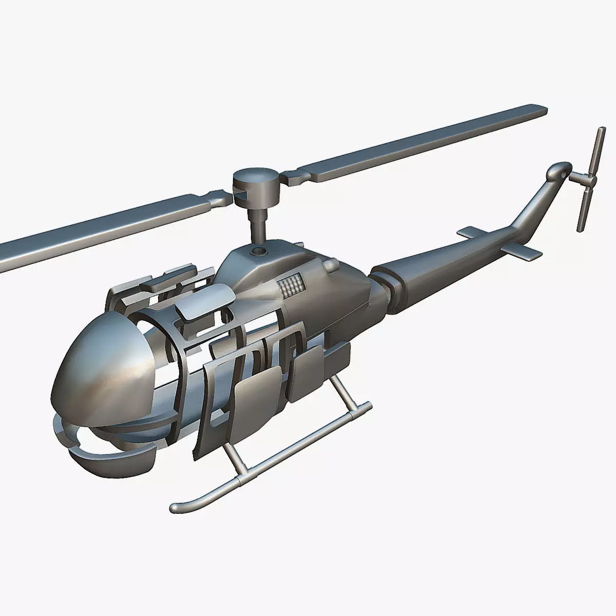 Fairchild Hiller FH-1100 - 3D Printable Model 3D print model