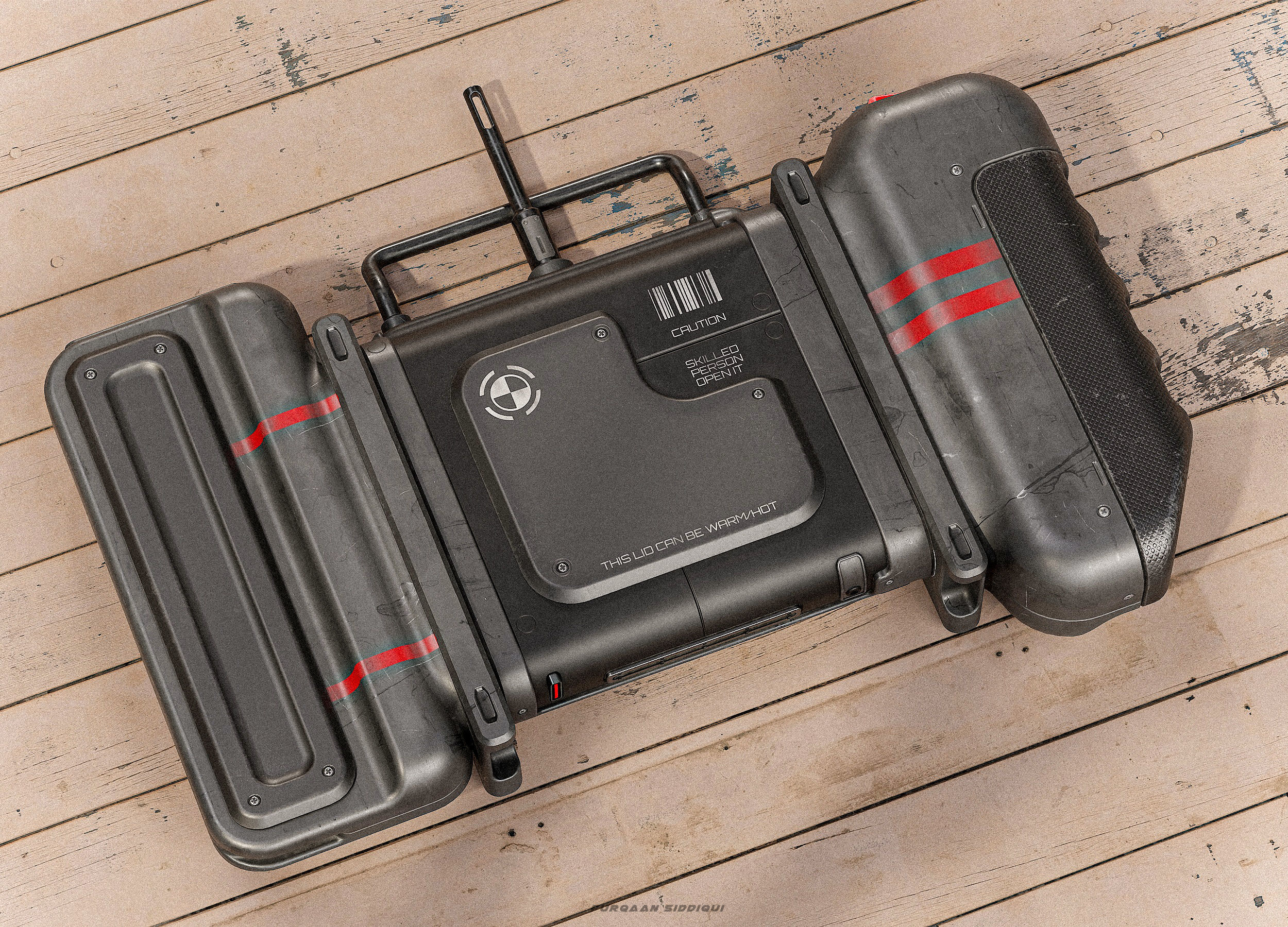 Sci-fi Controller V34 PBR Low-poly 3D model_4