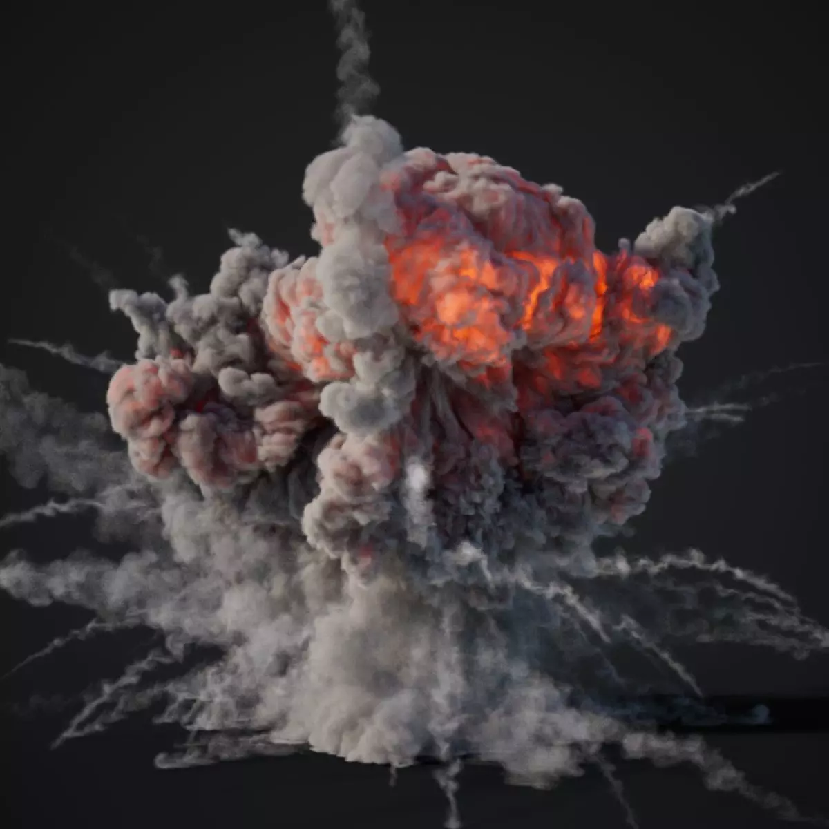 Animated Explosion 15 vol2 3D model_0