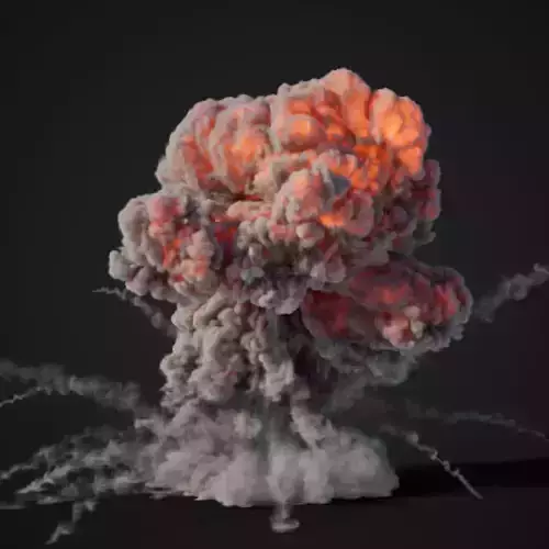Animated Explosion 14 vol2 3D model