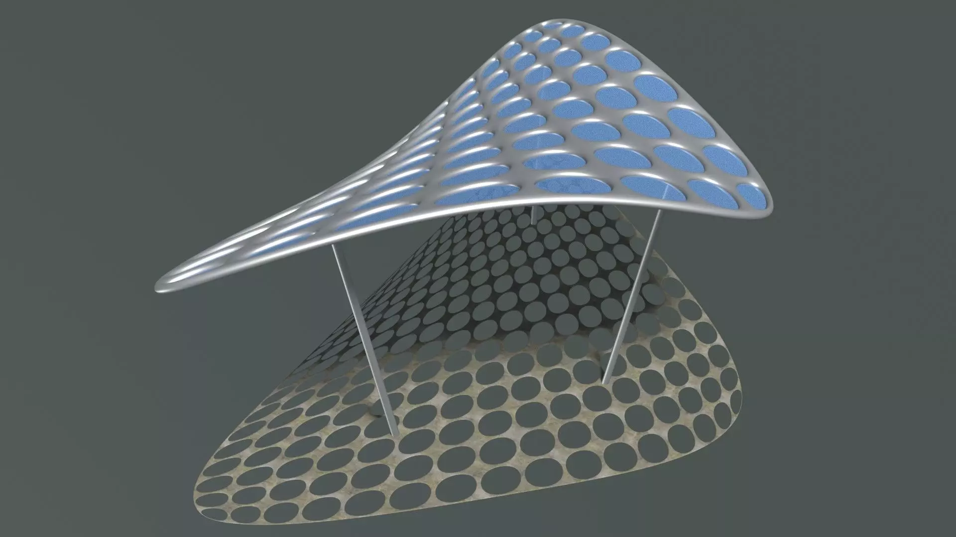 Parametric pavilion model 2348 3D model_0