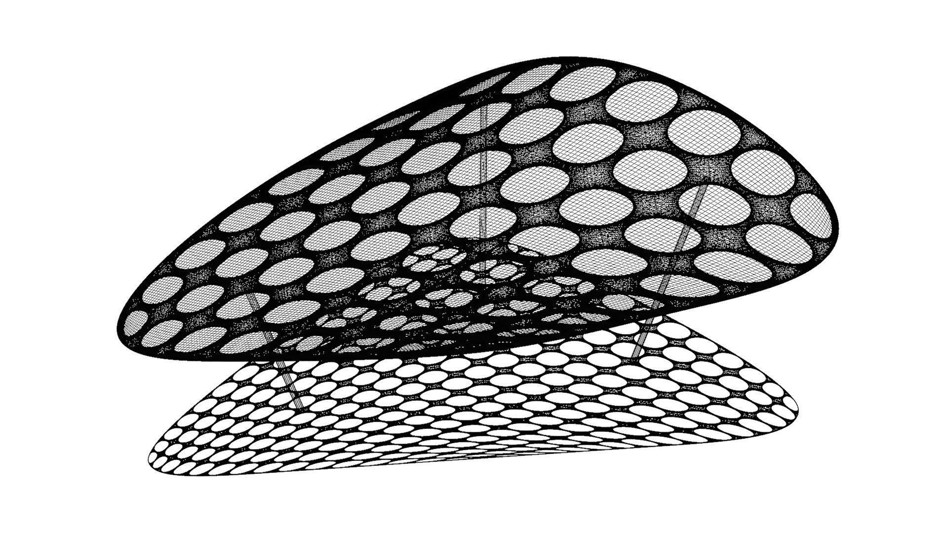 Parametric pavilion model 2348 3D model_8
