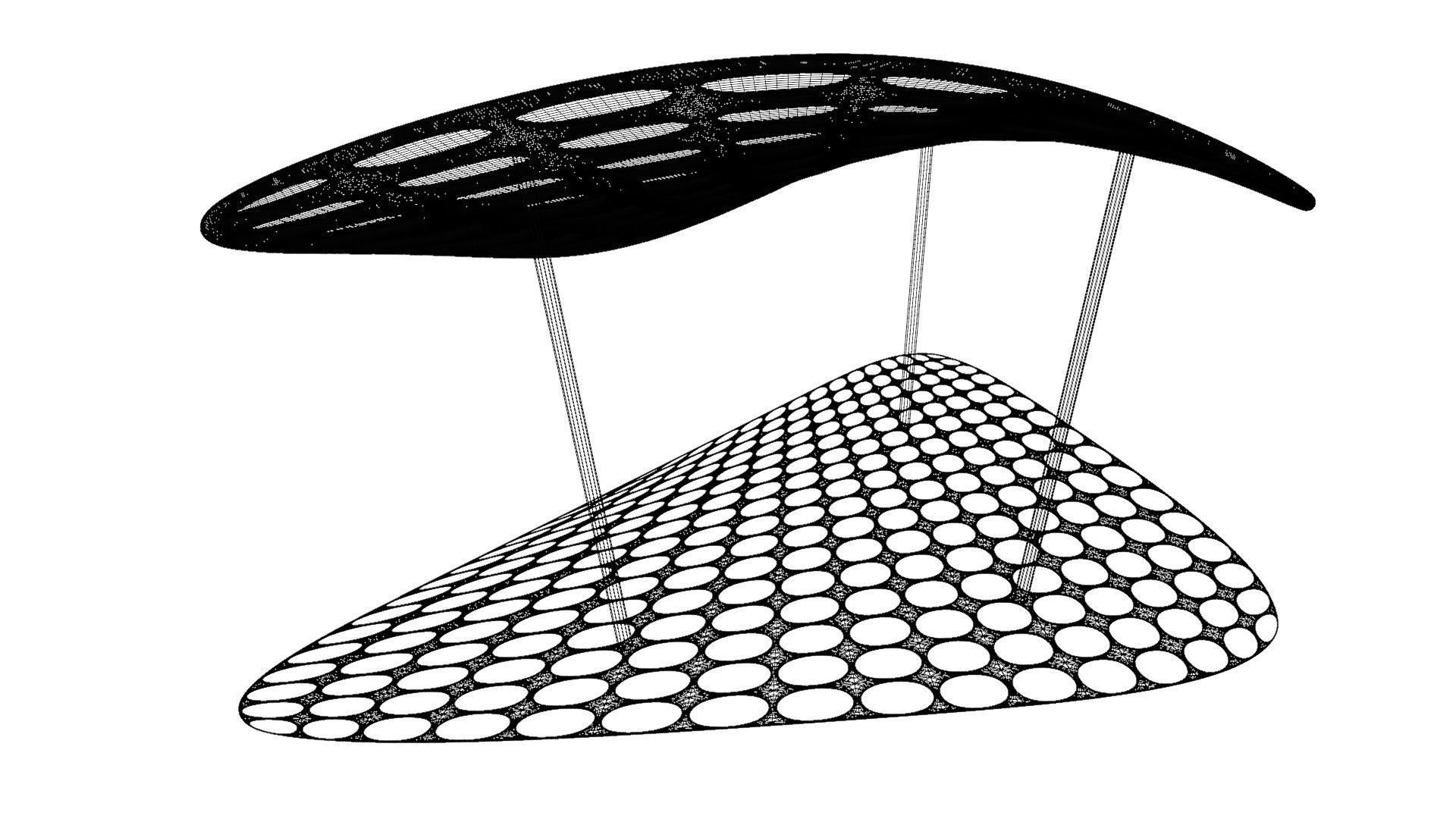 Parametric pavilion model 2348 3D model_9