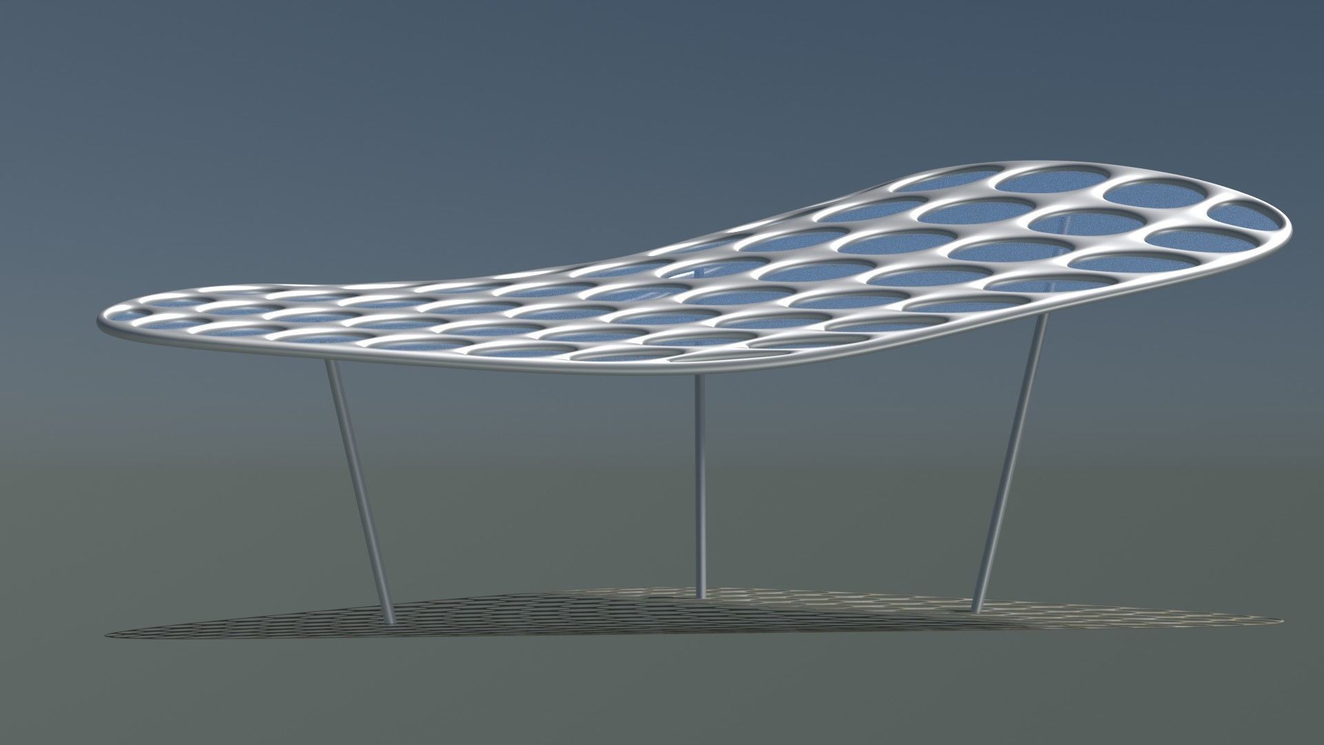 Parametric pavilion model 2348 3D model_2