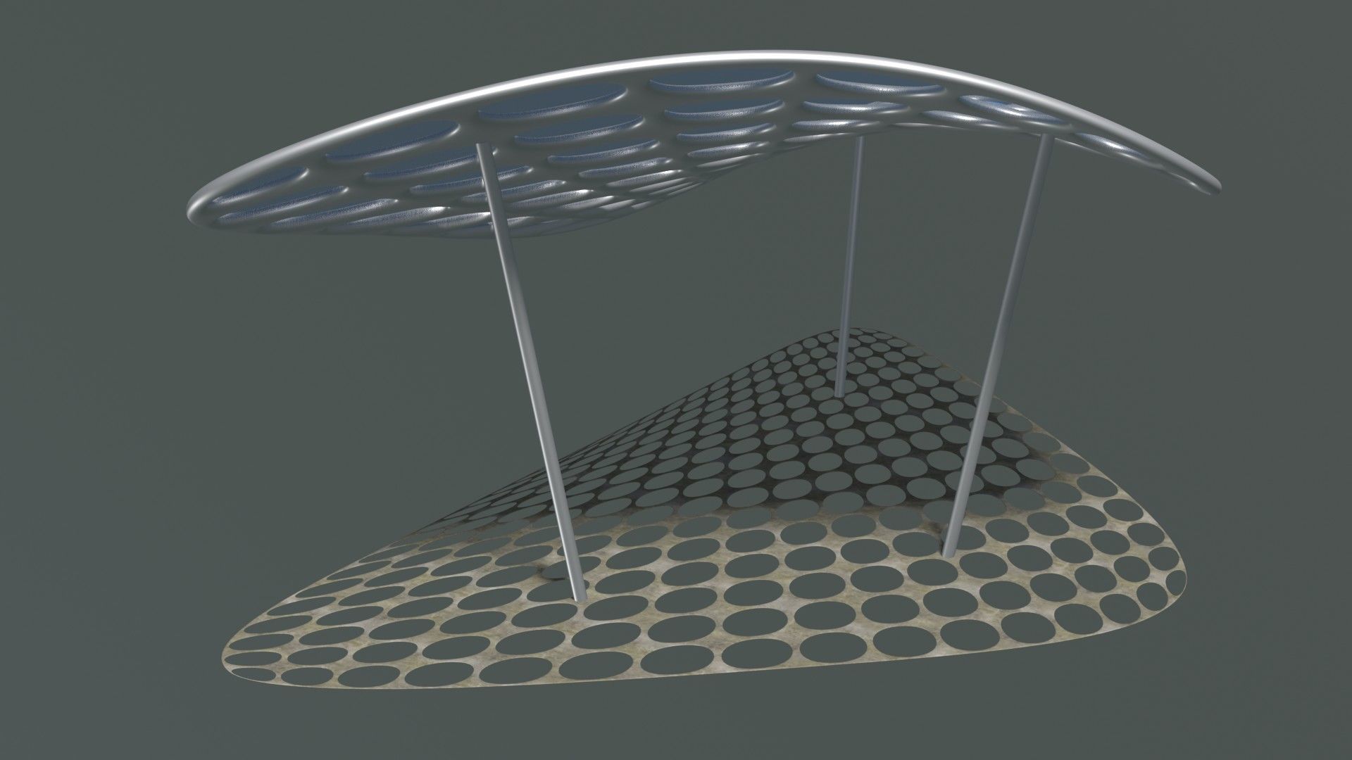 Parametric pavilion model 2348 3D model_6