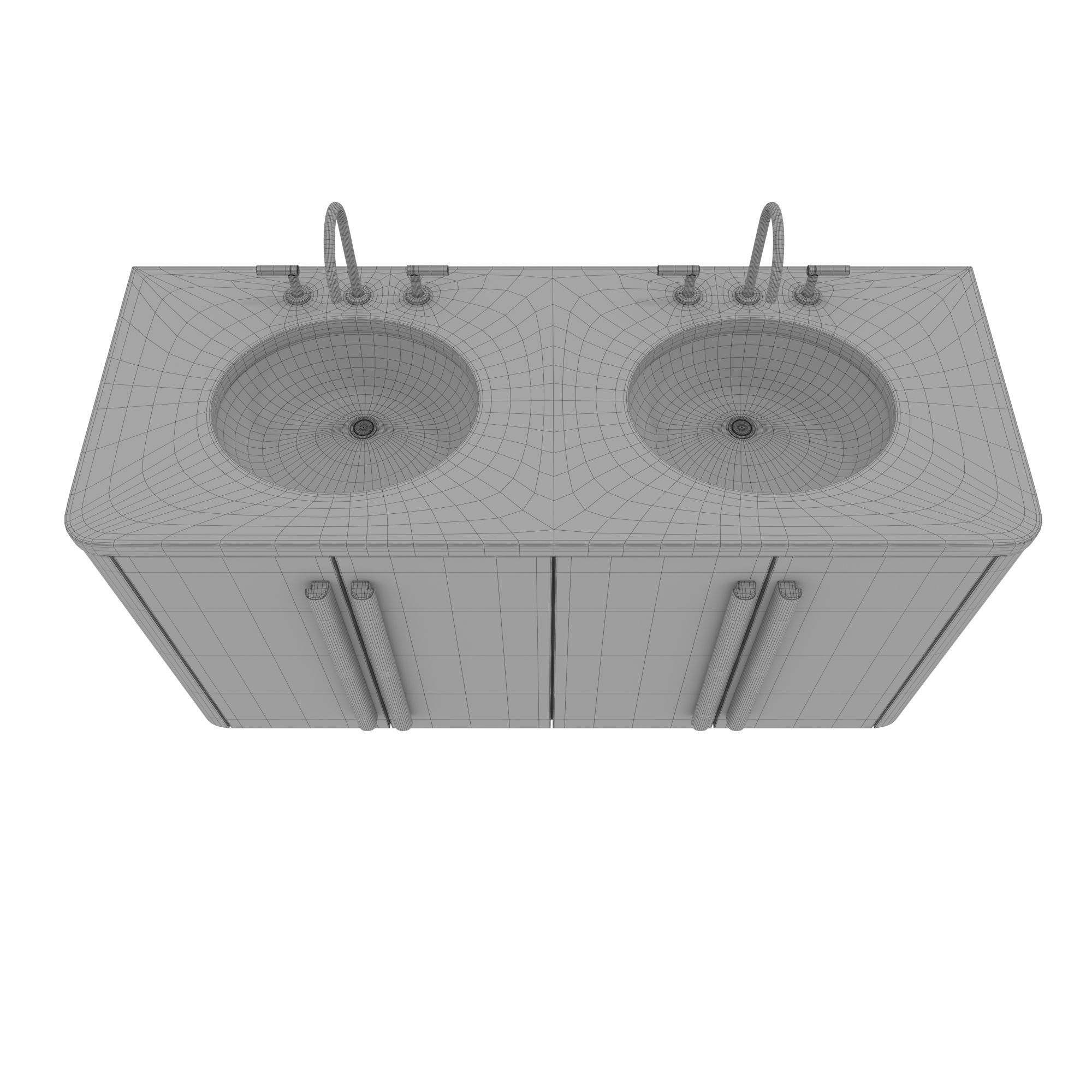 Isley double bathroom 3D model_3