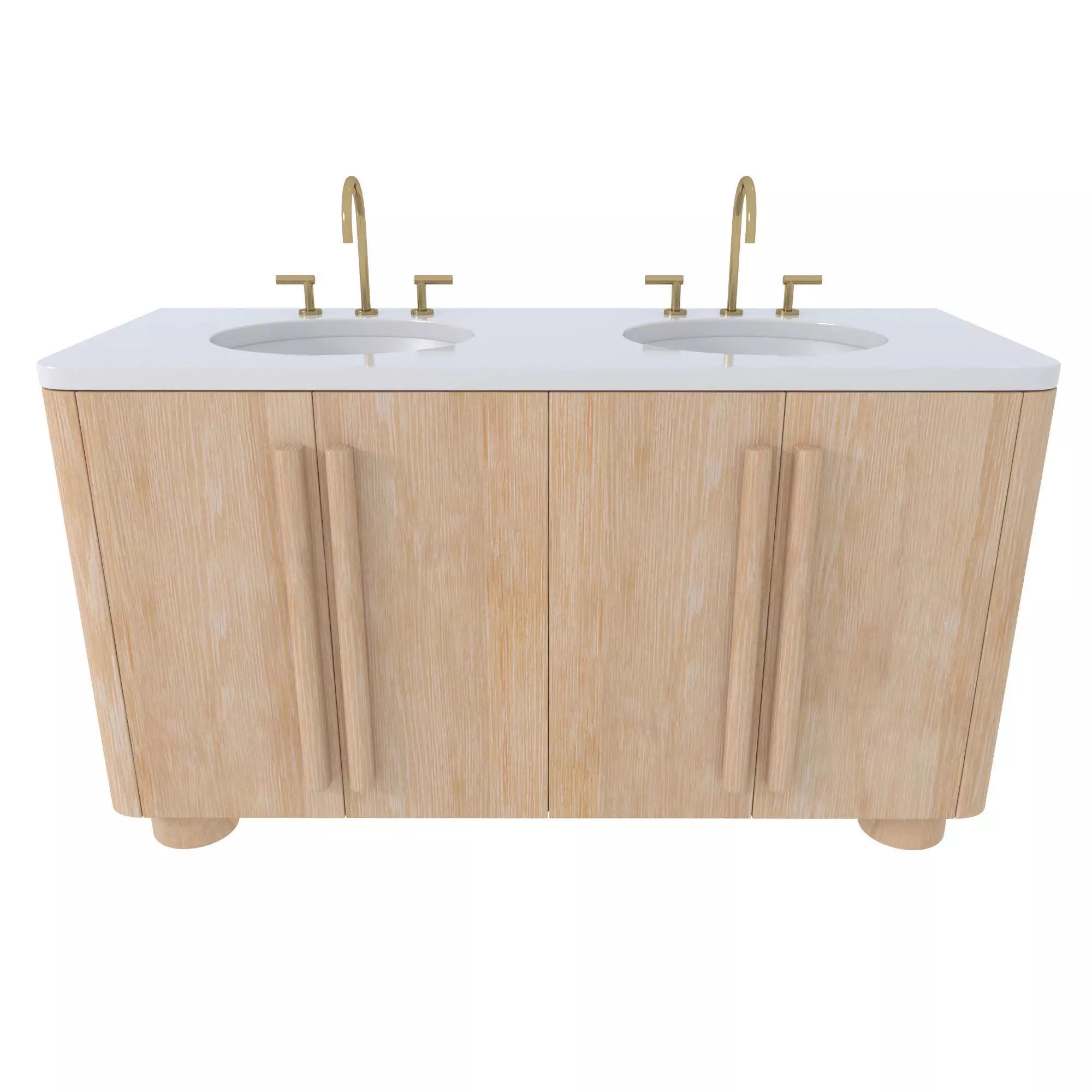 Isley double bathroom 3D model_0