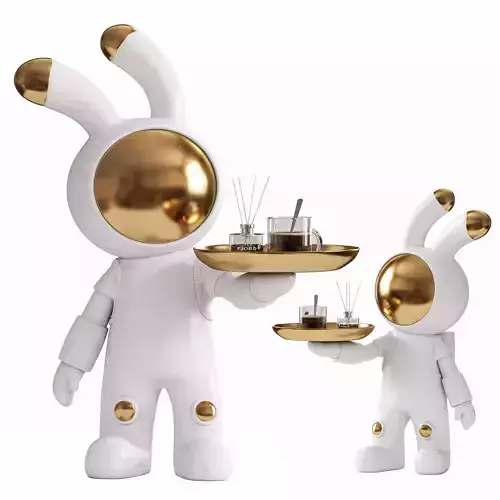 Rabbit Modern Sculpture Space