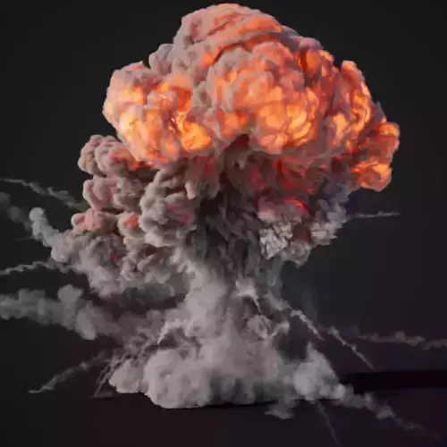 Animated Explosion 13 vol2 3D model