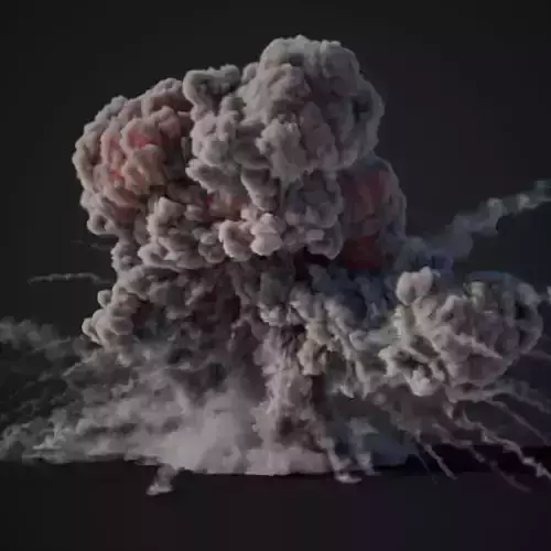 Animated Explosion 12 vol2 3D model