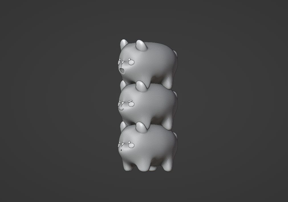 bears 3D print model_5