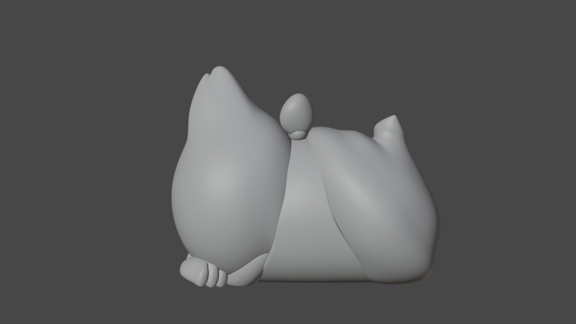 duck chicken 3D print model_3