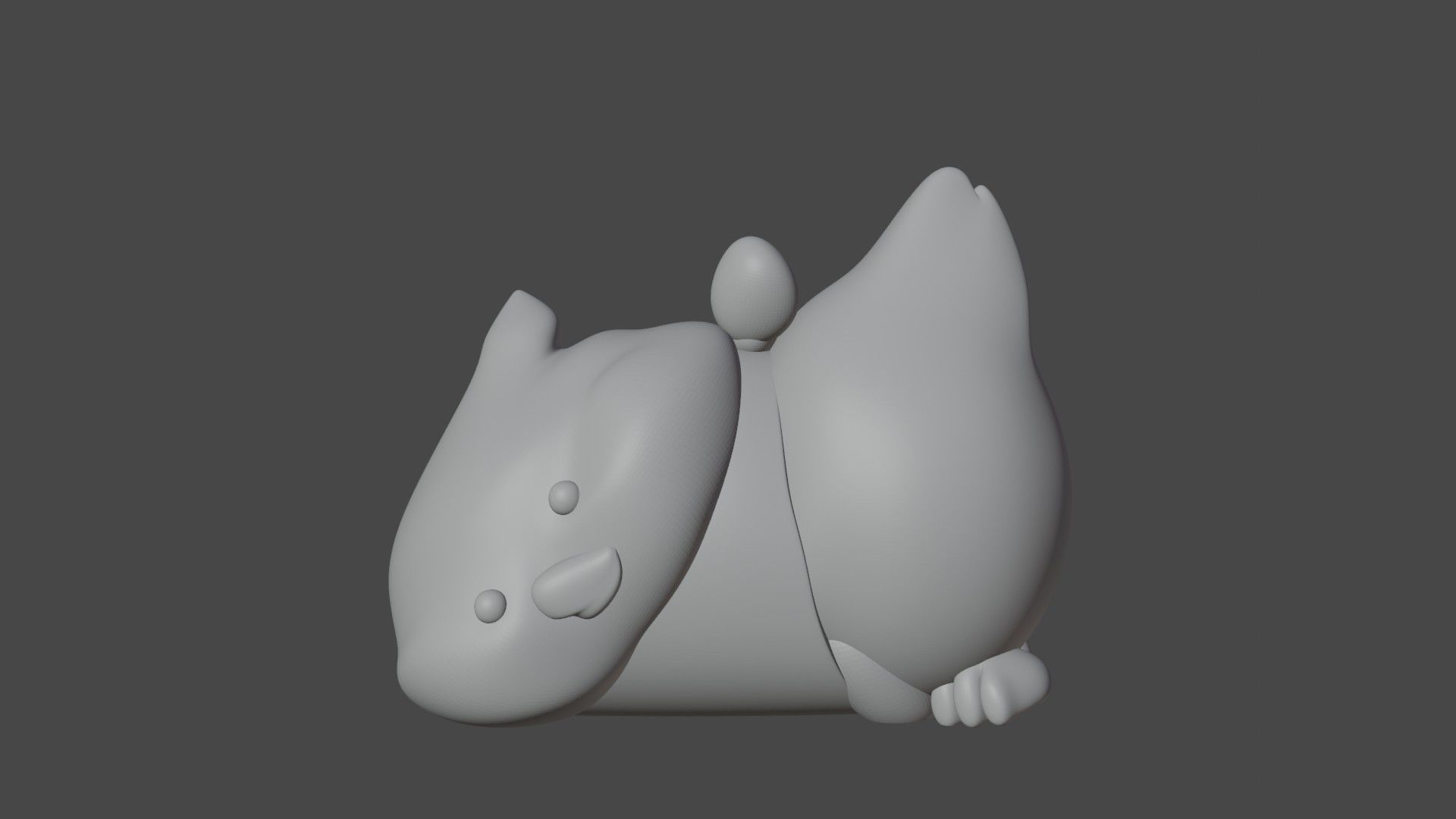 duck chicken 3D print model_1