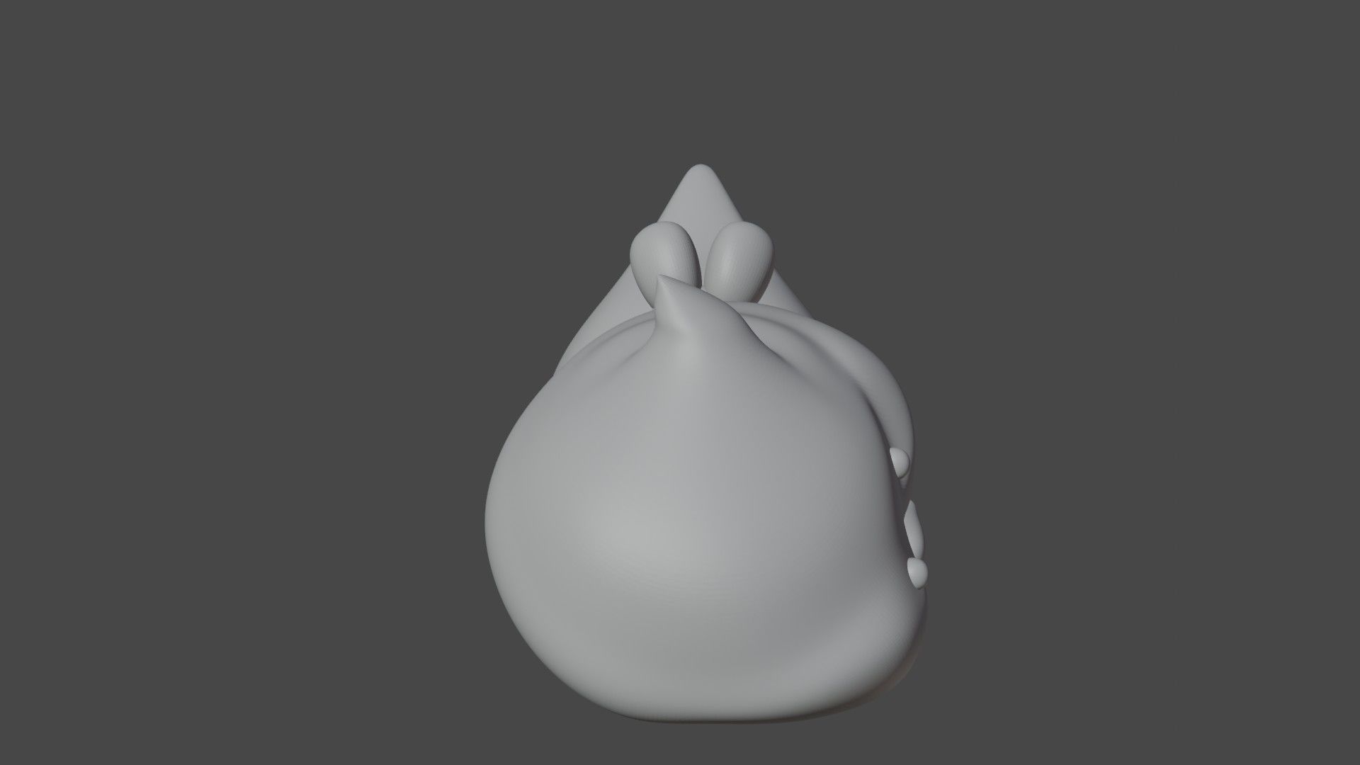 duck chicken 3D print model_2