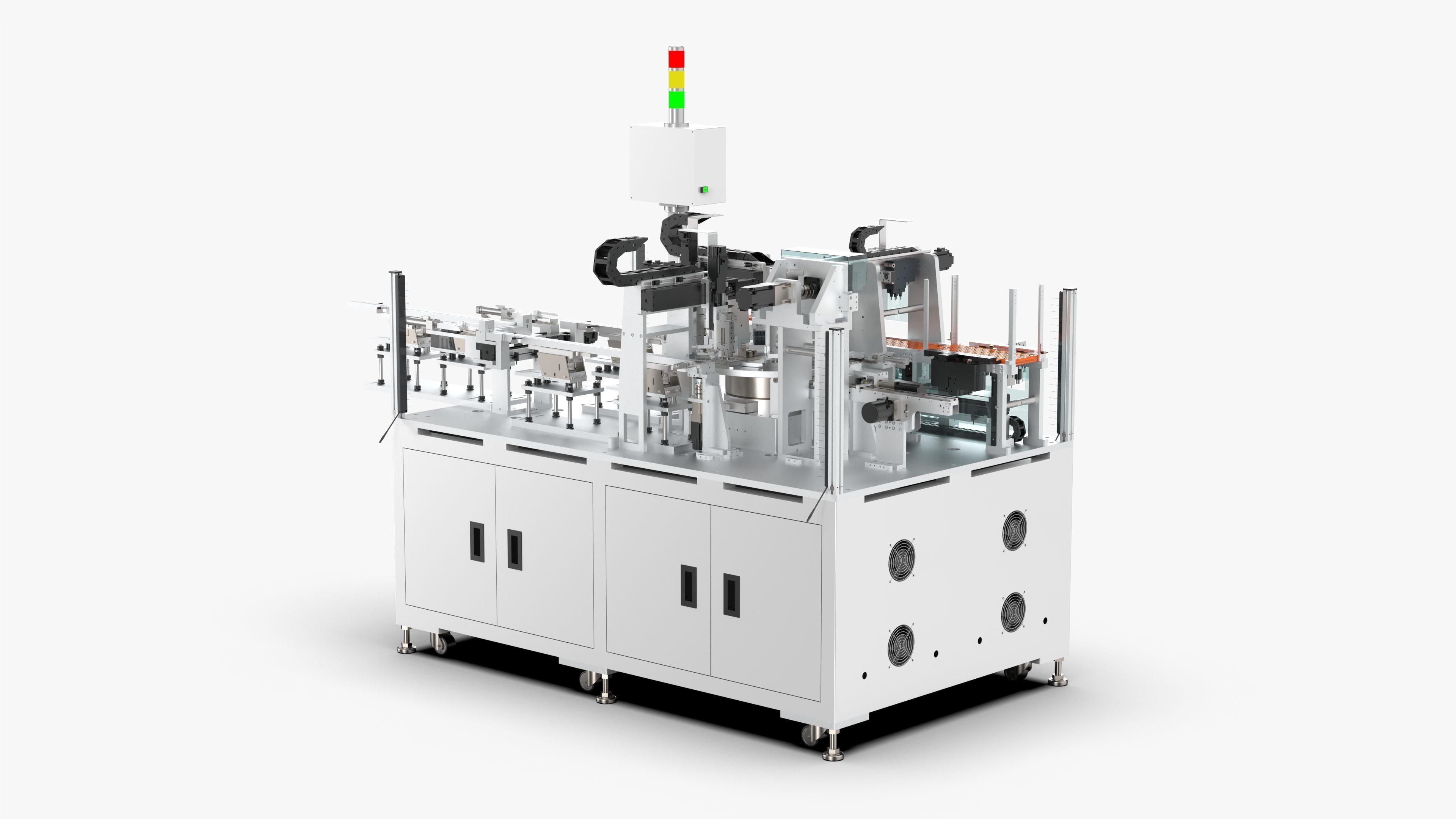 Automatic Electronic IM Terminal Assembly Machine 3D model_2