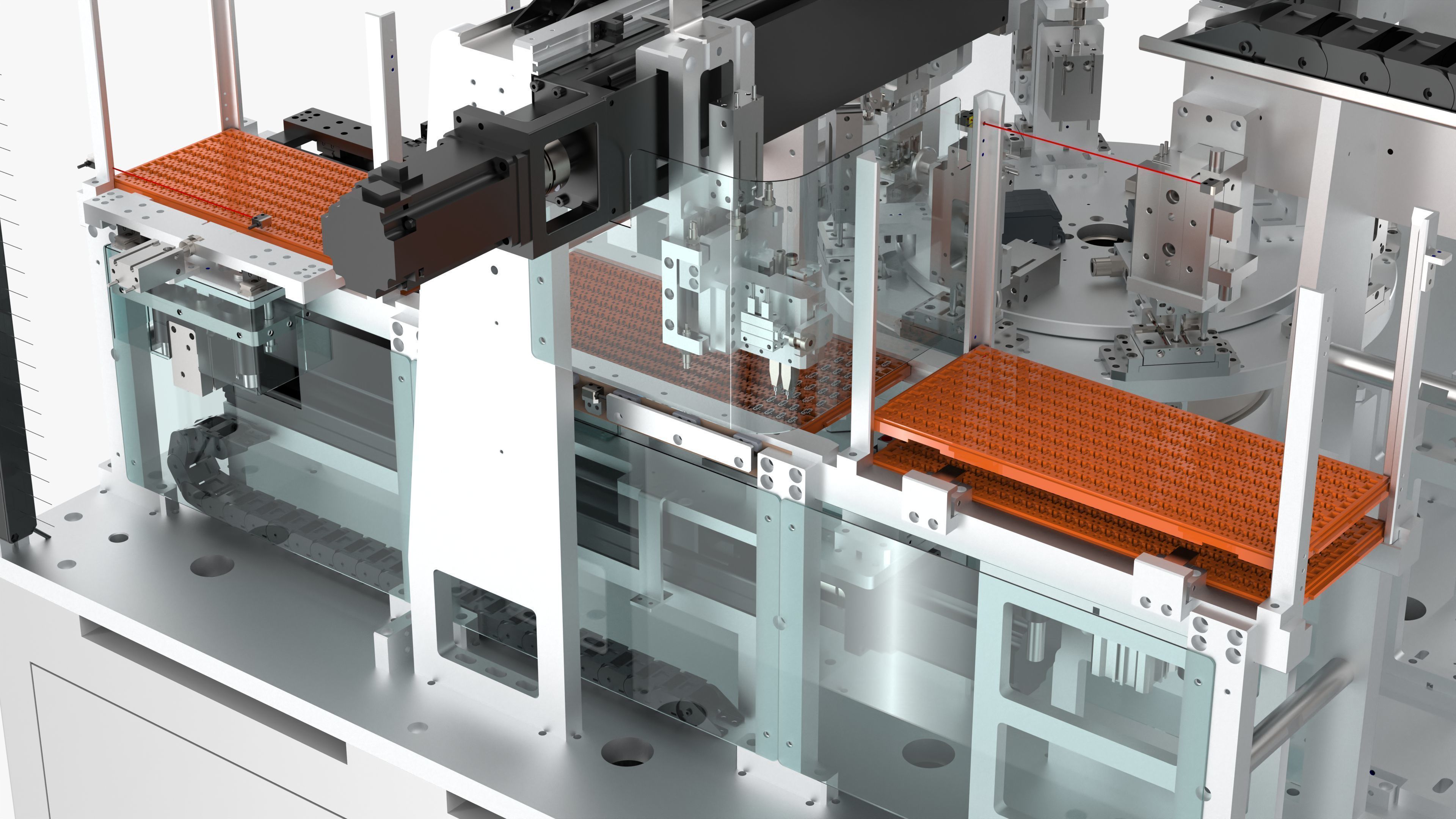 Automatic Electronic IM Terminal Assembly Machine 3D model_16