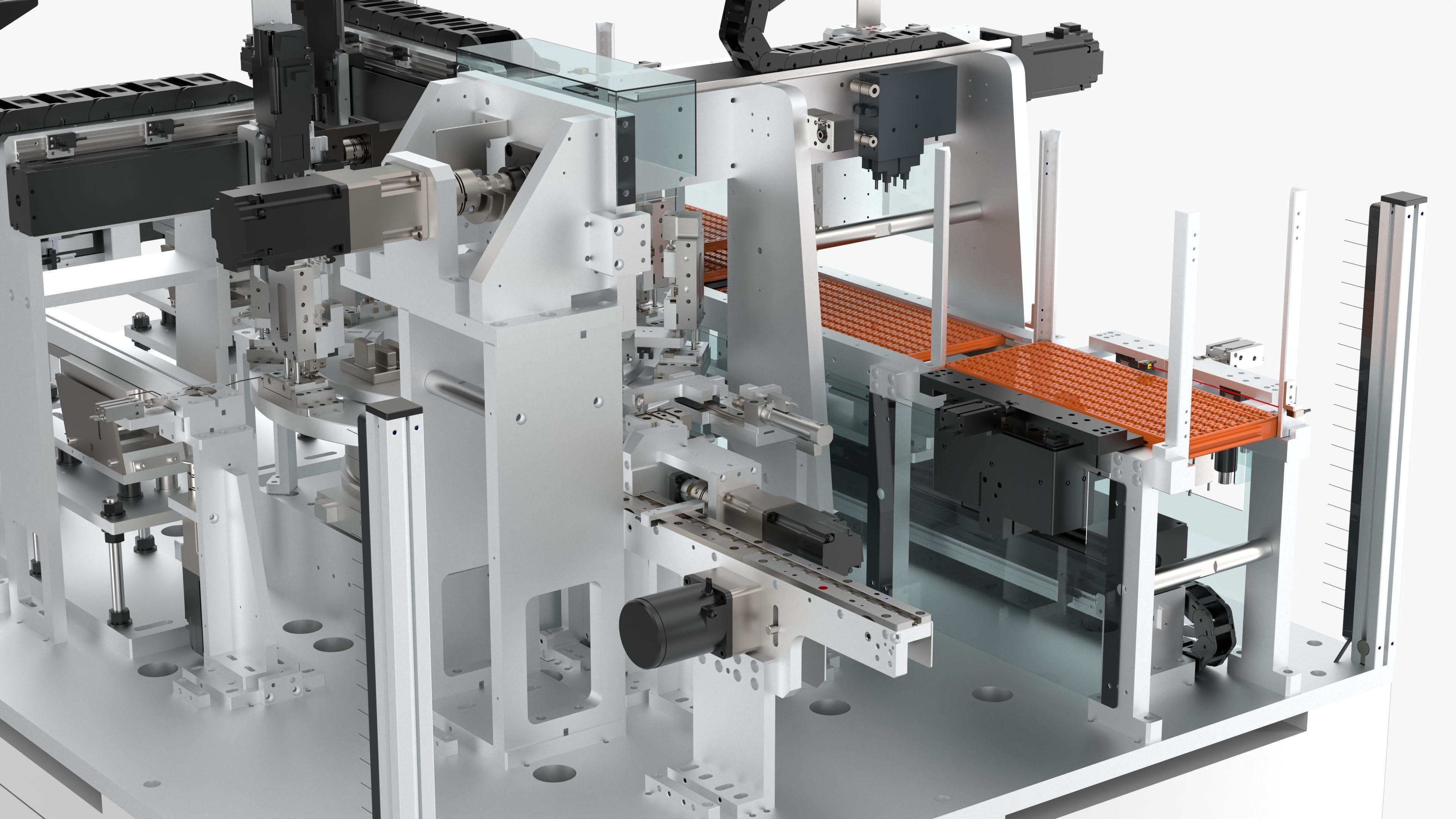 Automatic Electronic IM Terminal Assembly Machine 3D model_12