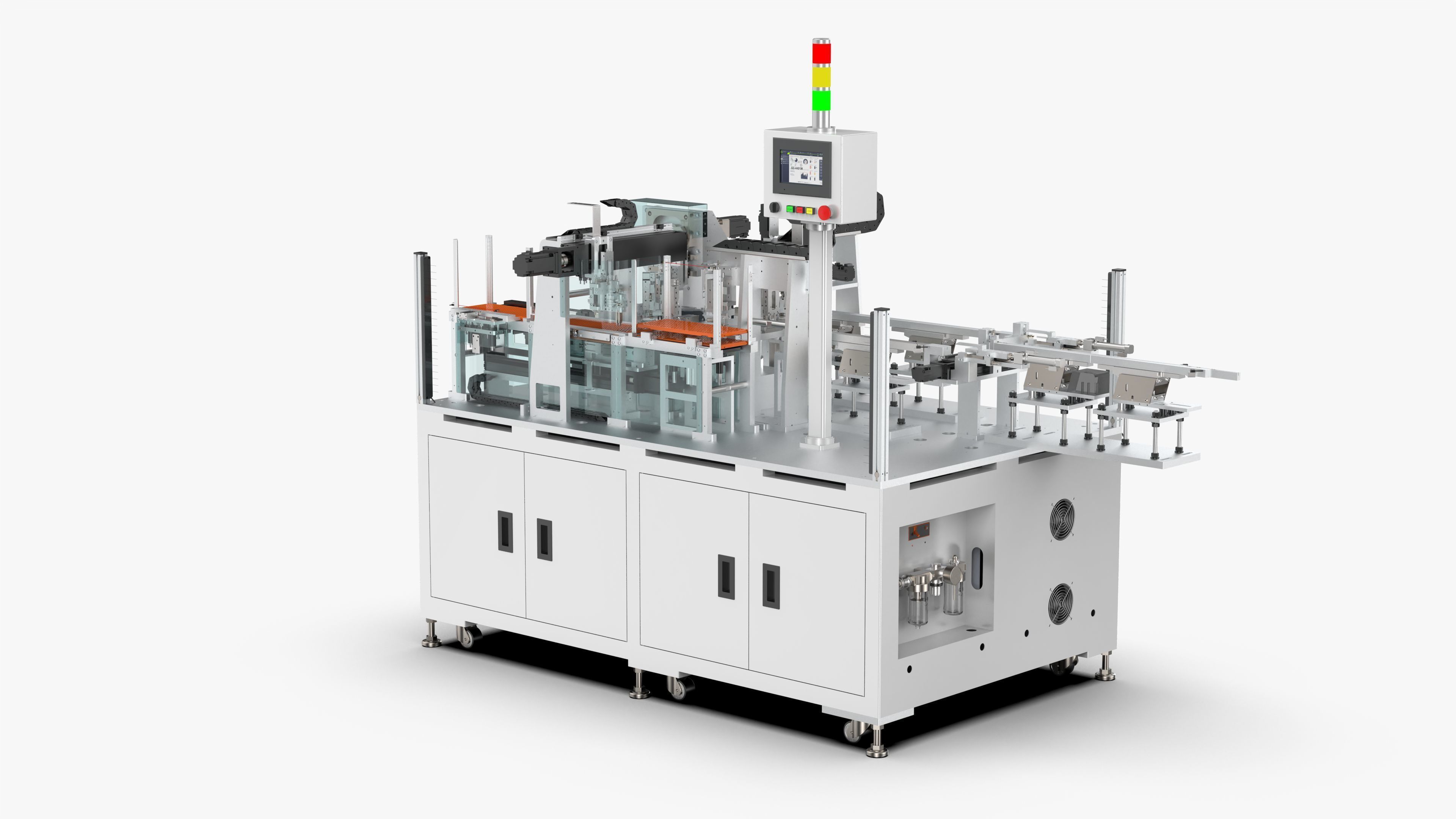 Automatic Electronic IM Terminal Assembly Machine 3D model_4