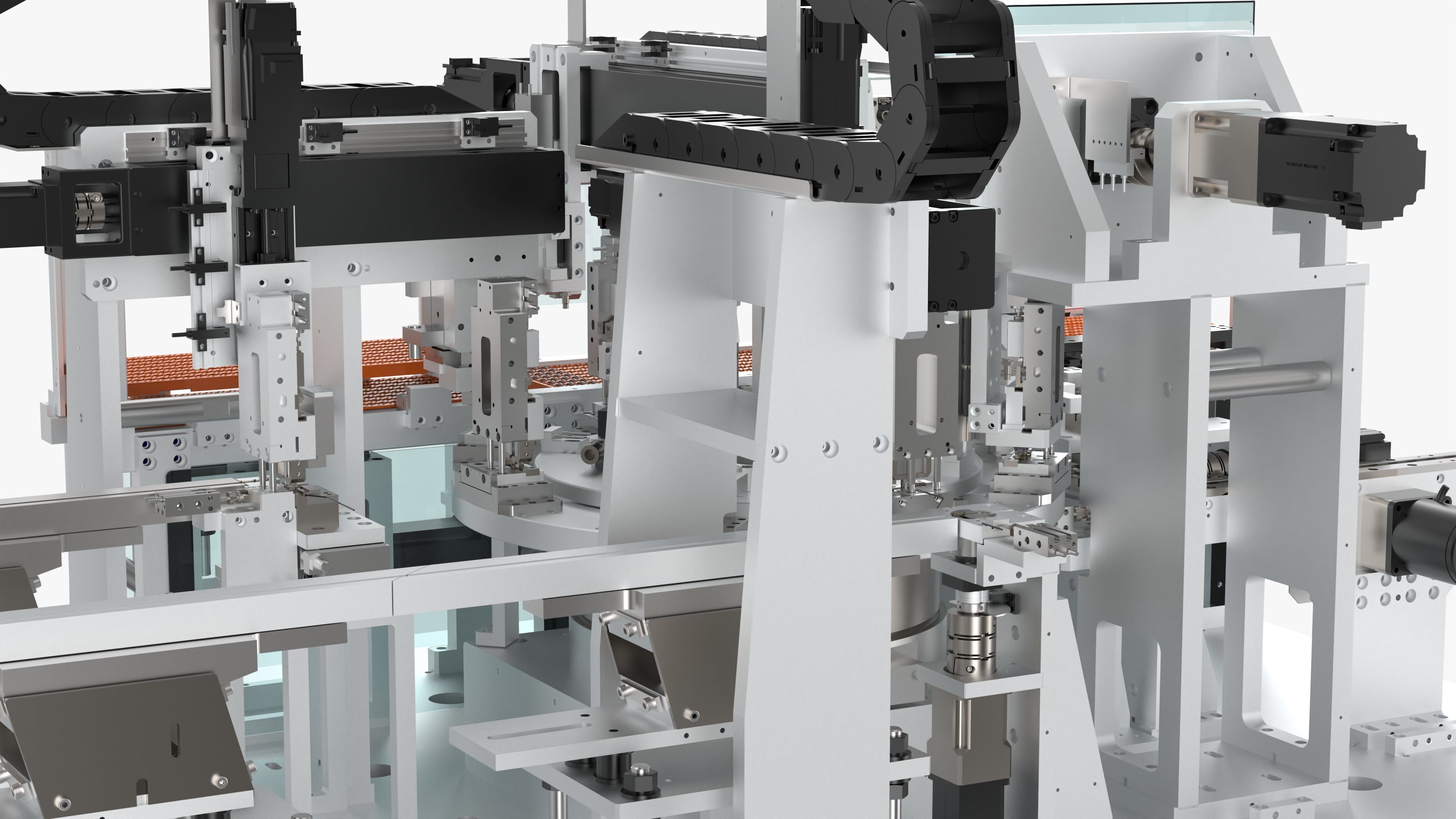 Automatic Electronic IM Terminal Assembly Machine 3D model_13