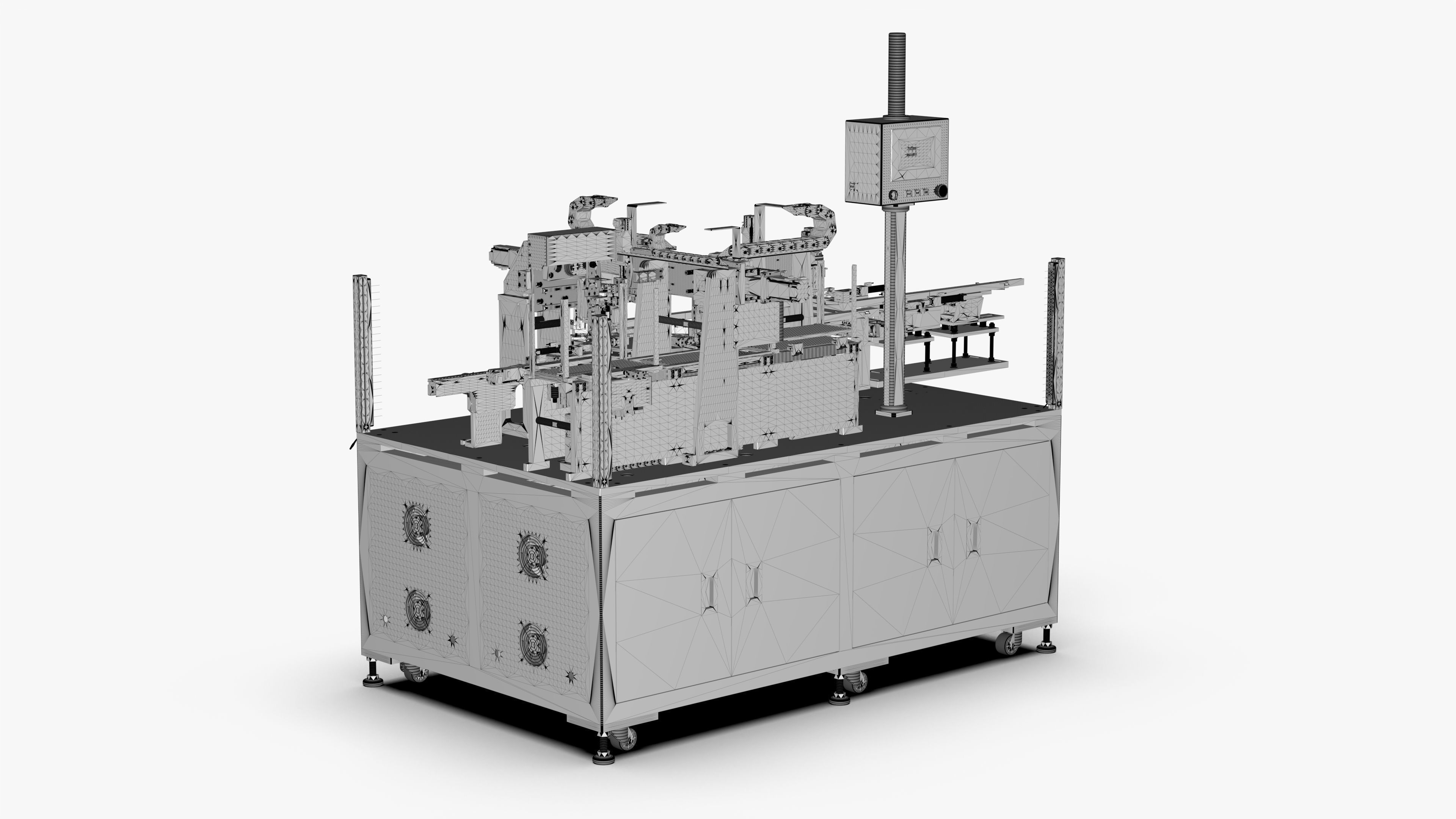 Automatic Electronic IM Terminal Assembly Machine 3D model_20