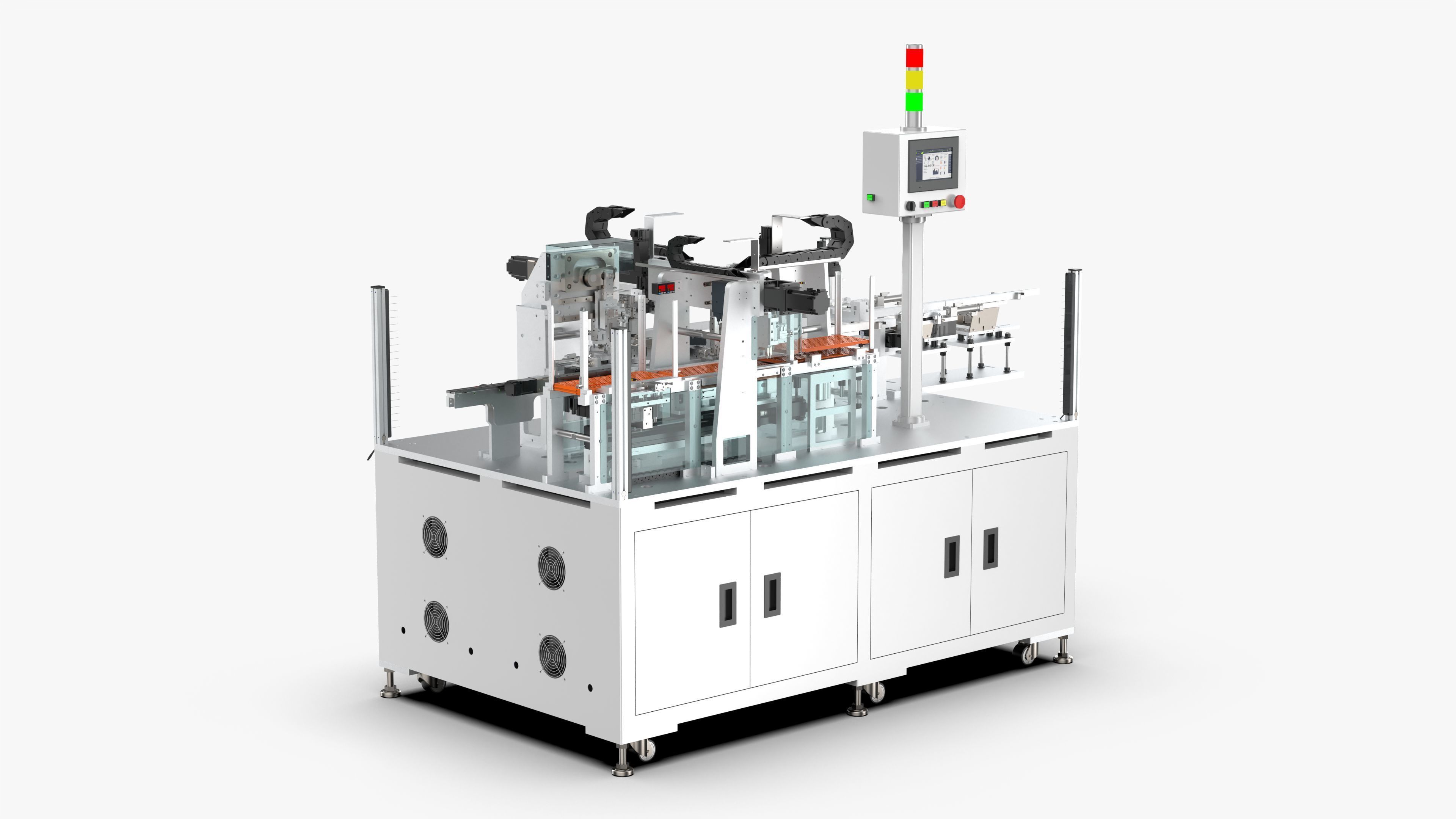 Automatic Electronic IM Terminal Assembly Machine 3D model_1