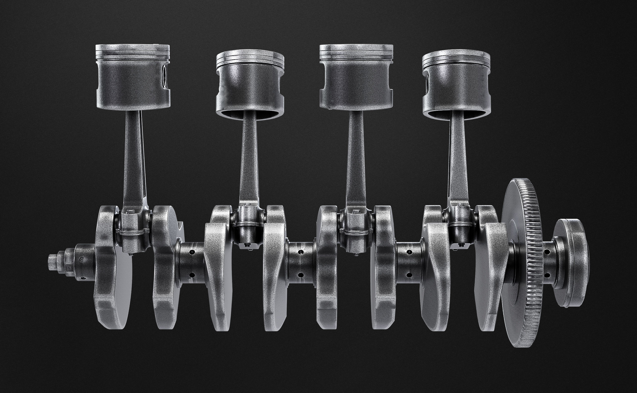 Engine Components 3D model_3