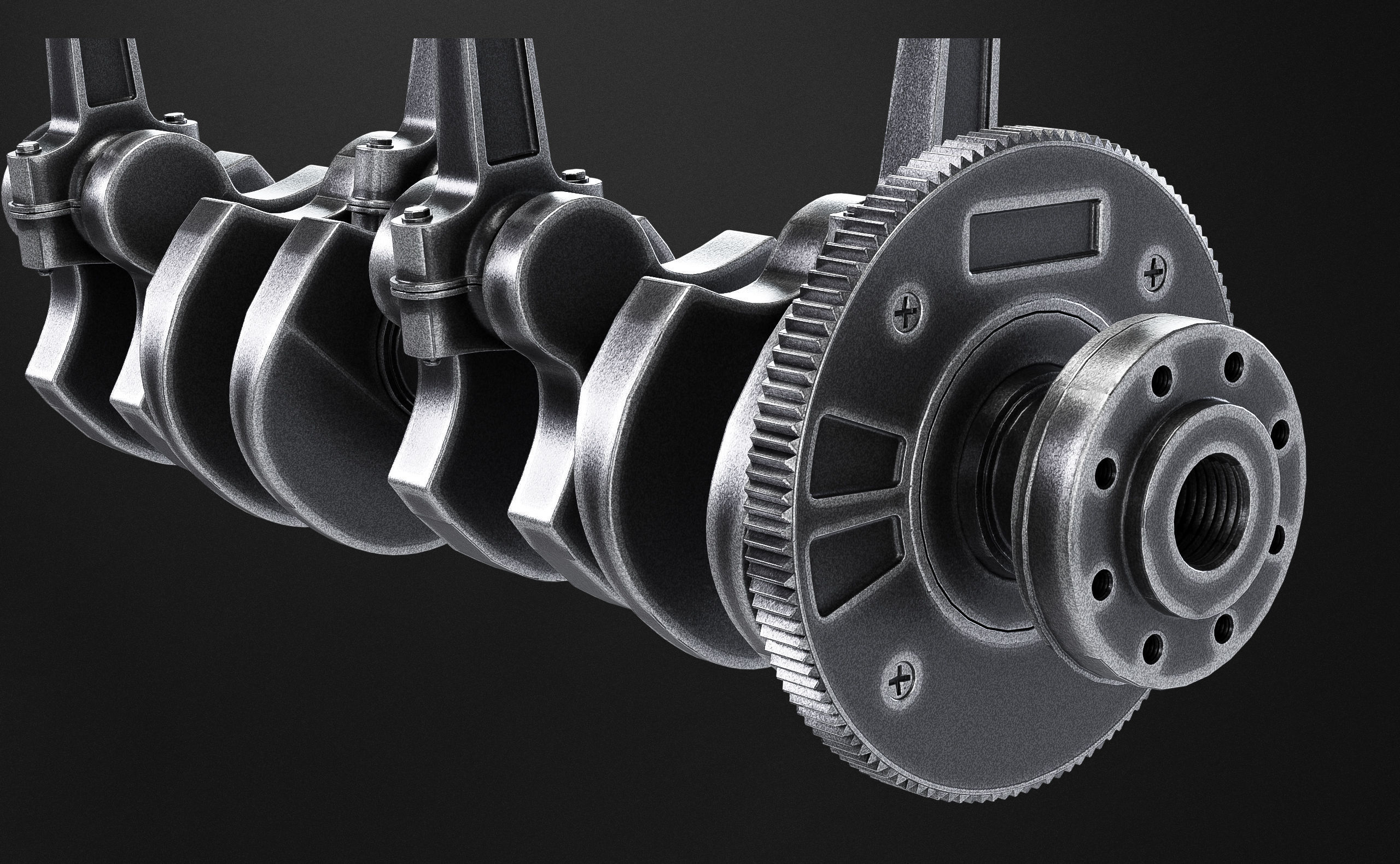 Engine Components 3D model_4