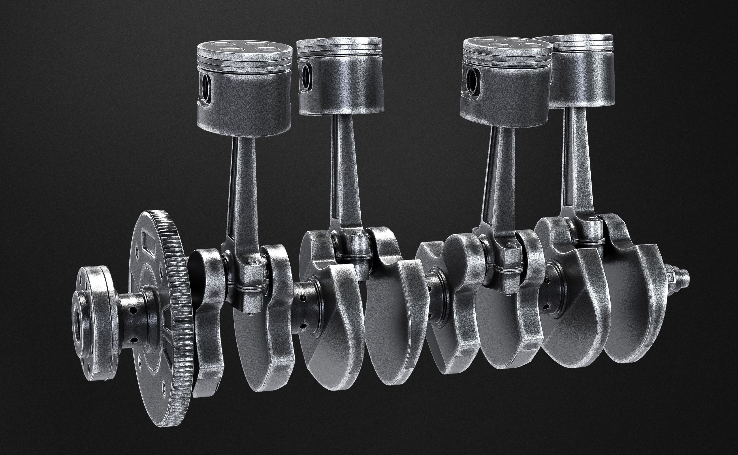 Engine Components 3D model_1