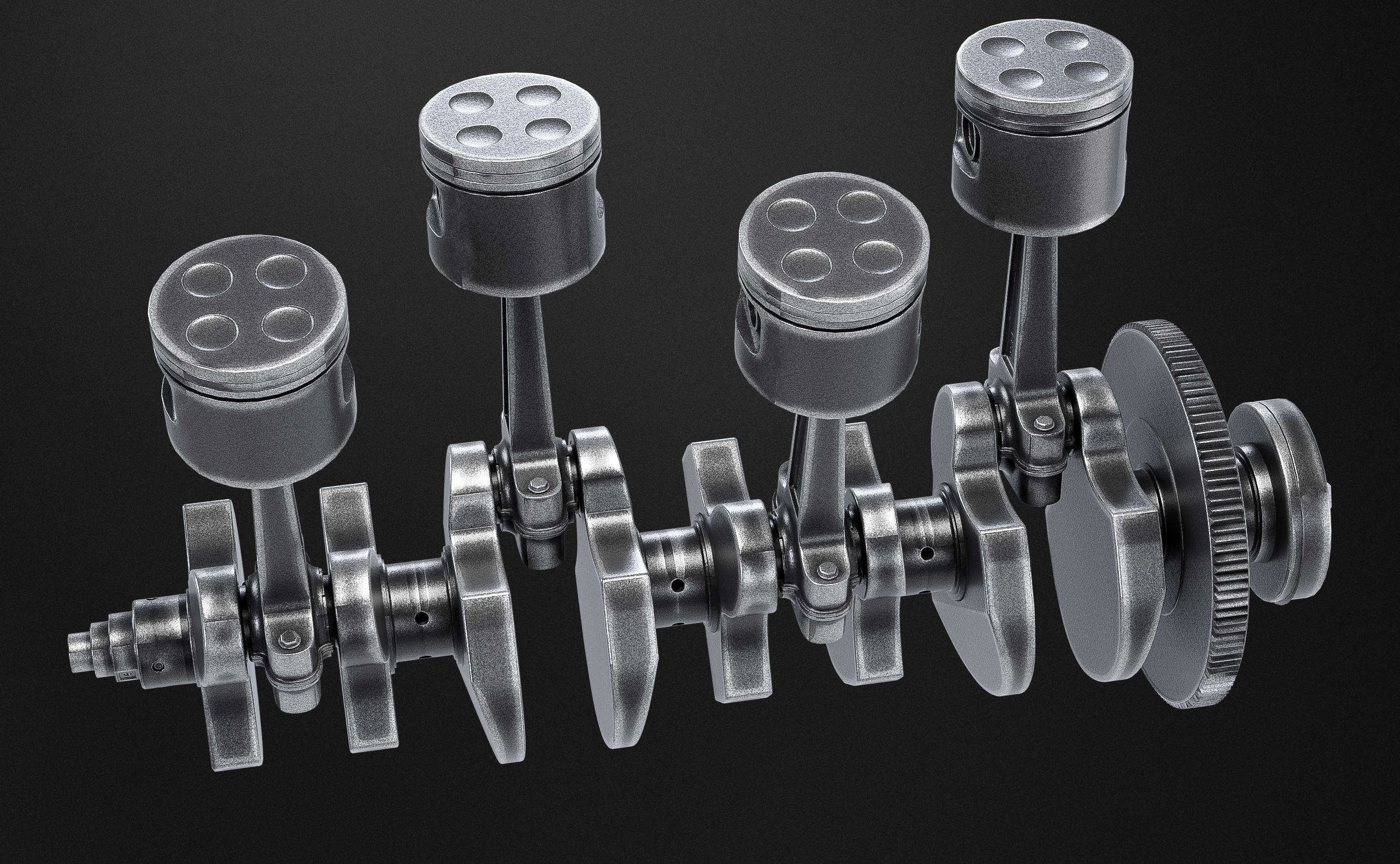 Engine Components 3D model_5