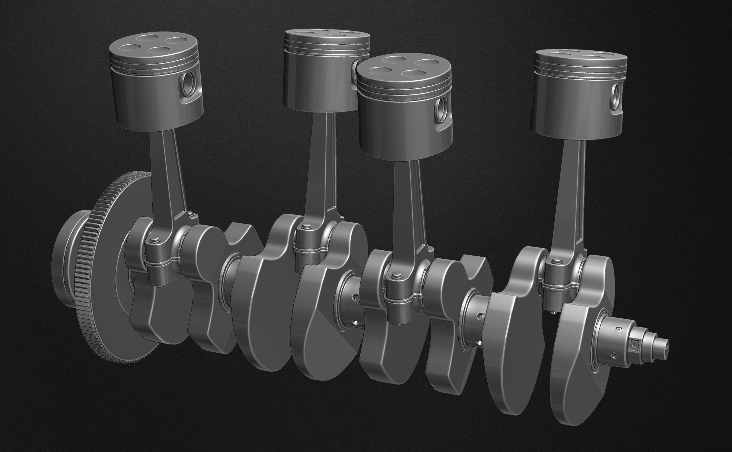 Engine Components 3D model_6