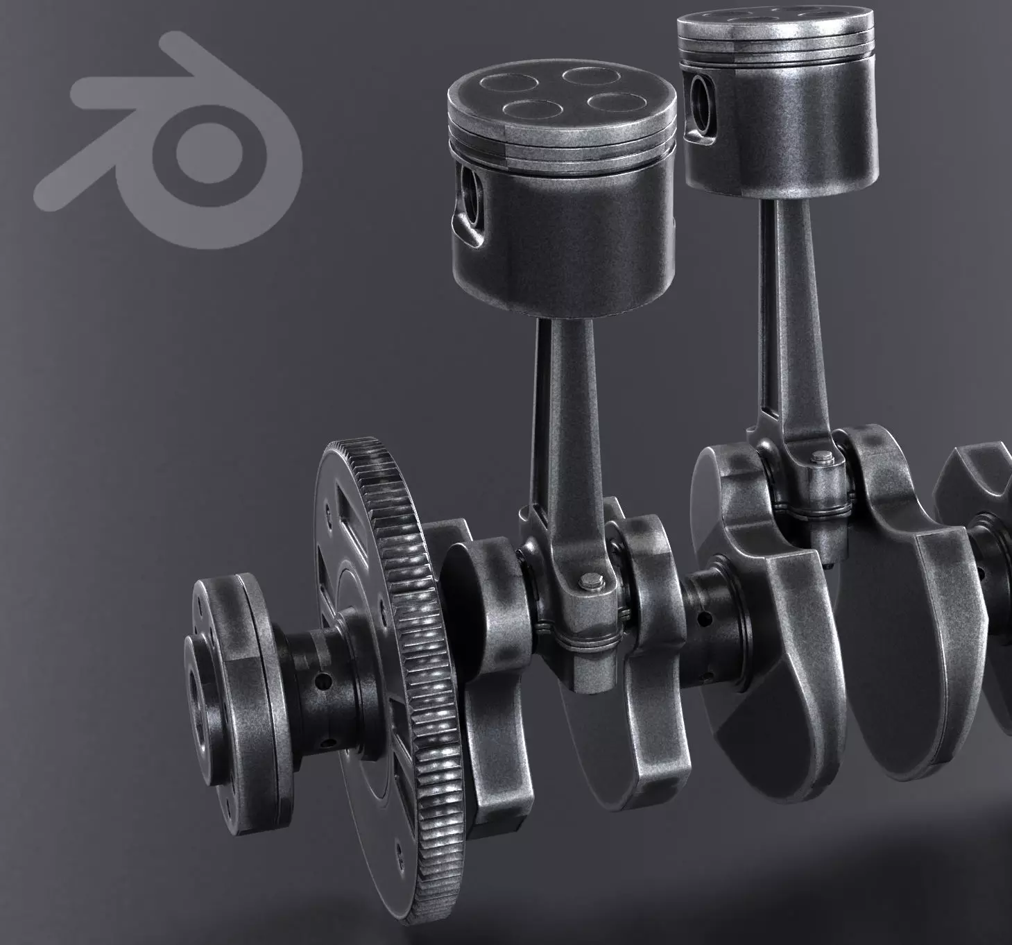Engine Components 3D model_0