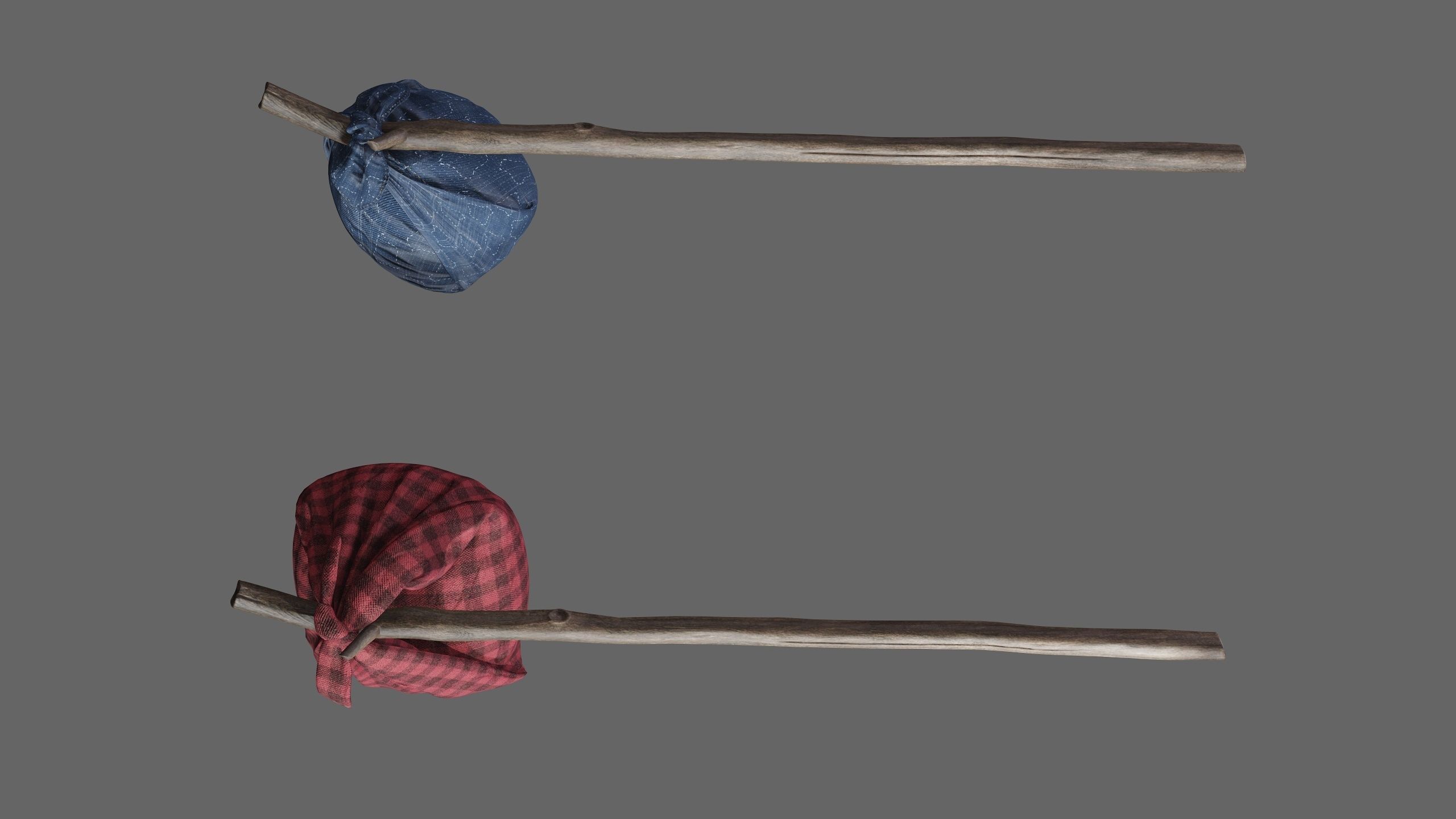 baggage Low-poly 3D model_4